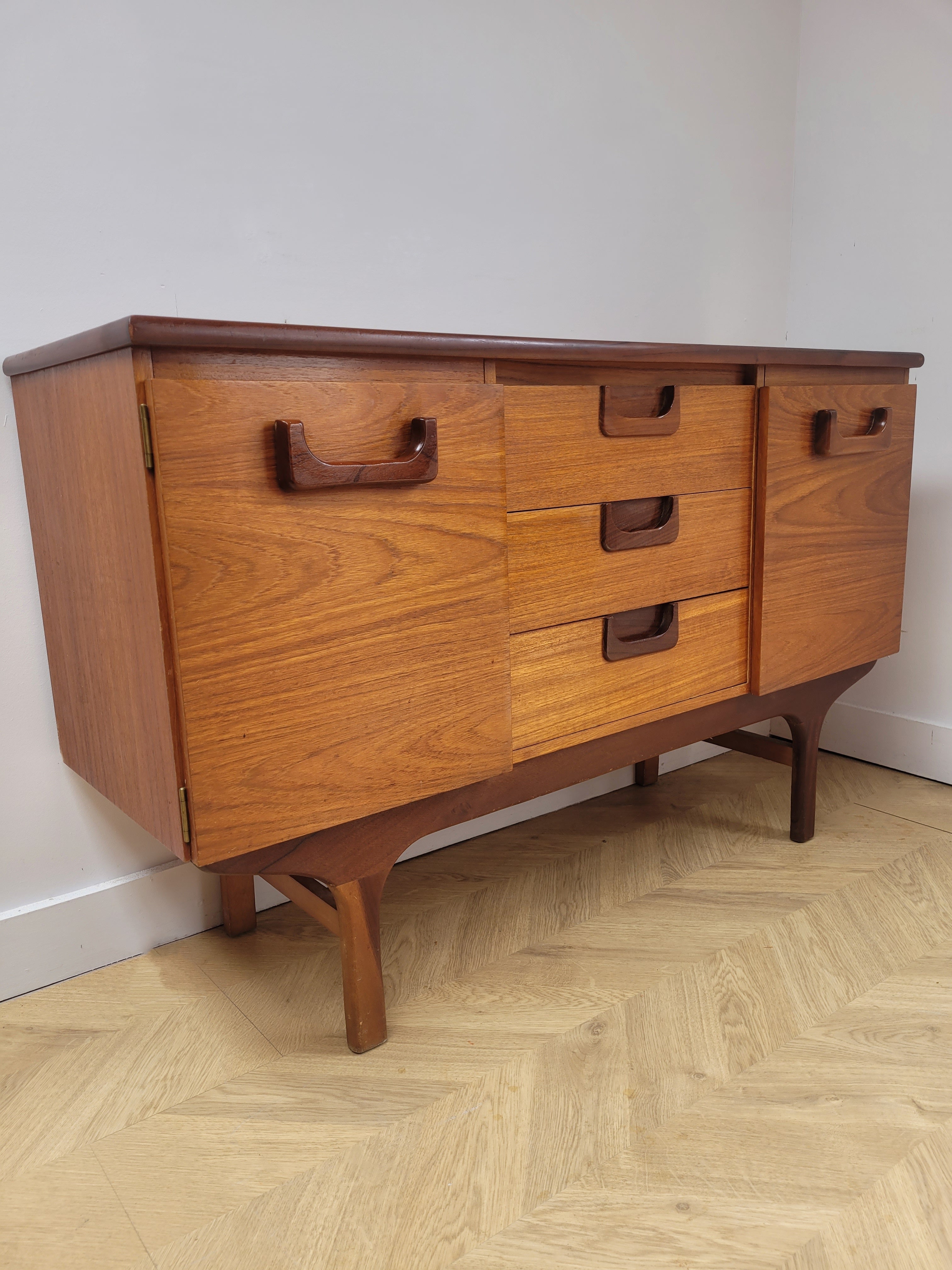 Teak Compact Sideboard