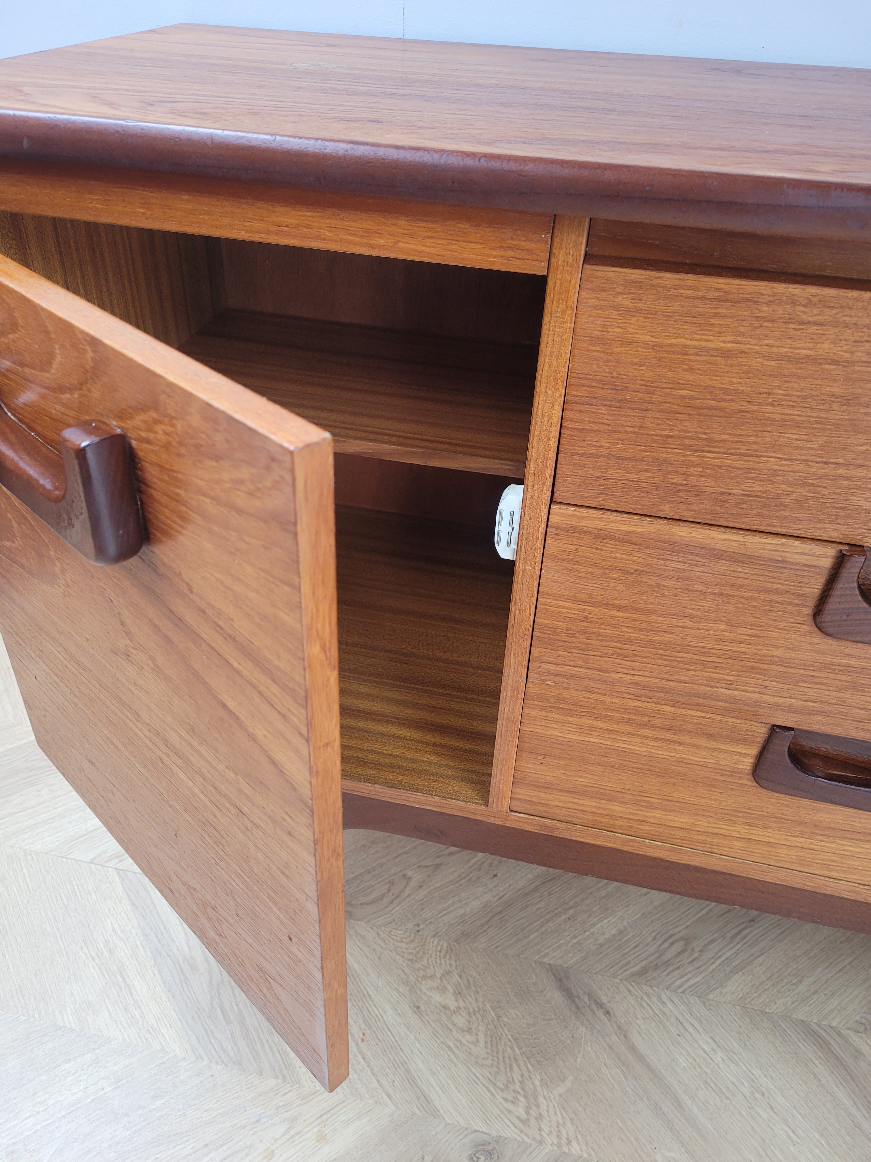 Teak Compact Sideboard