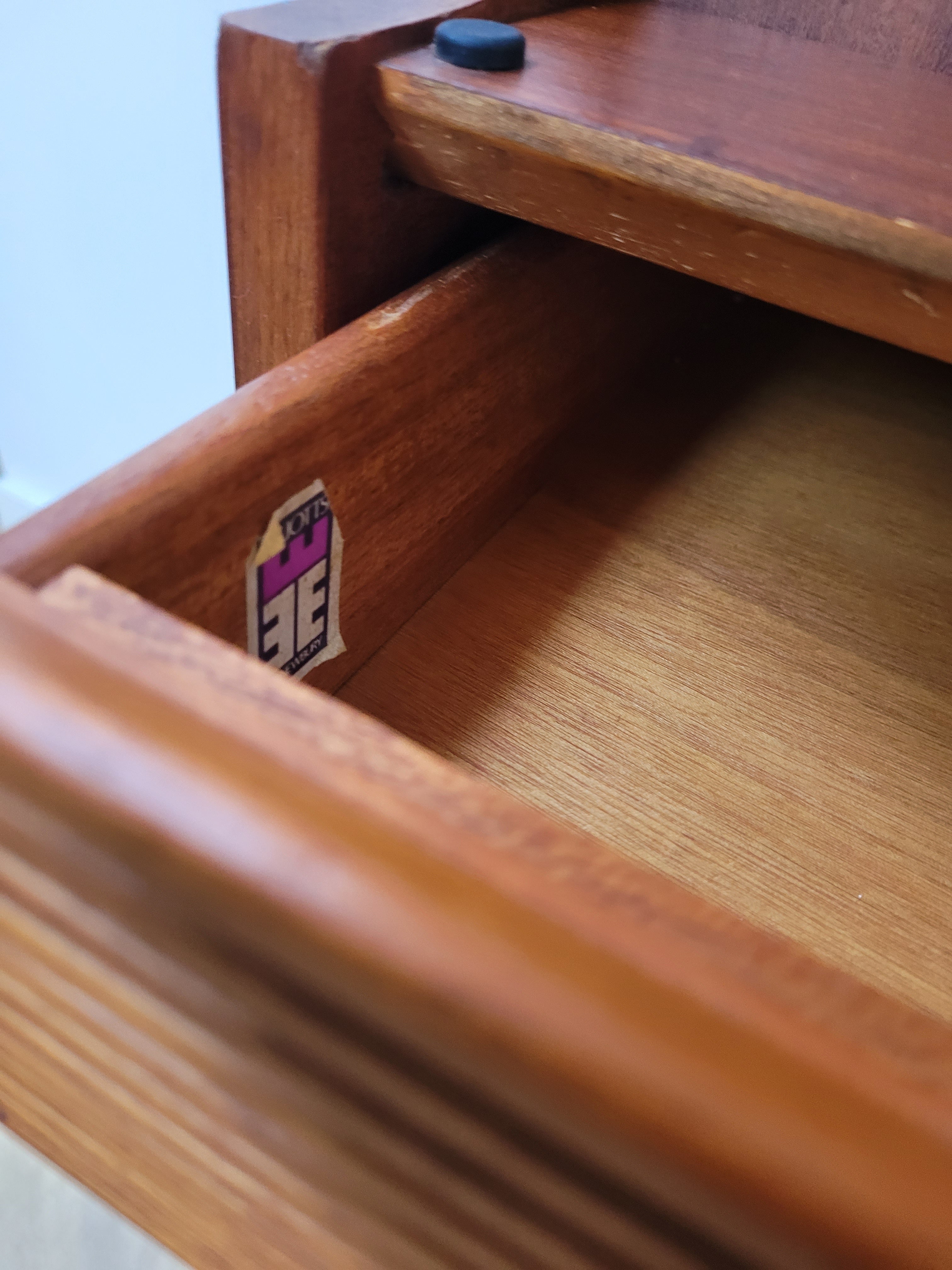 Mid Century Teak Writing Bureau Desk - Elliots of Newbury