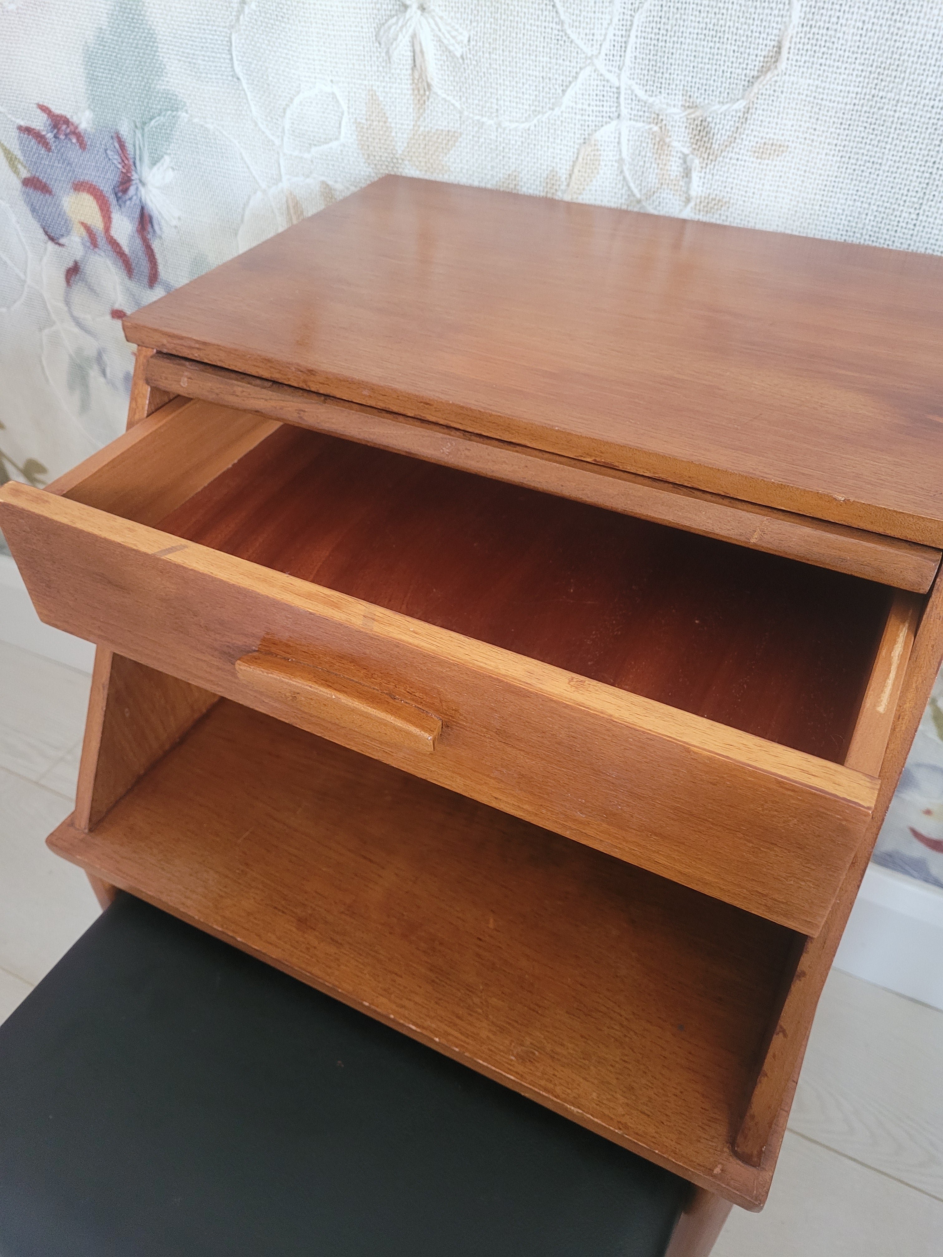 Mid Century Chippy Heath Telephone Table