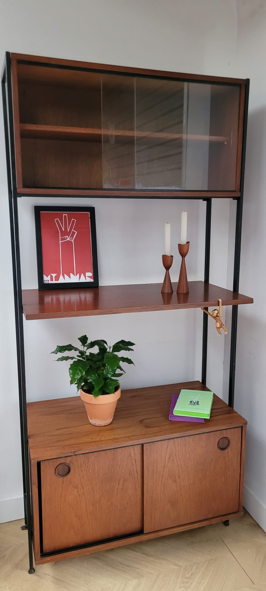Avalon Modular Teak Wall Unit