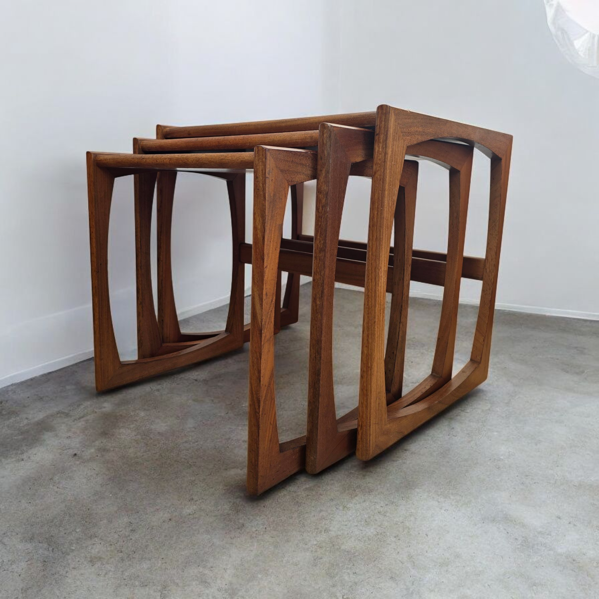 Gplan Quadrille Teak Nest of Tables