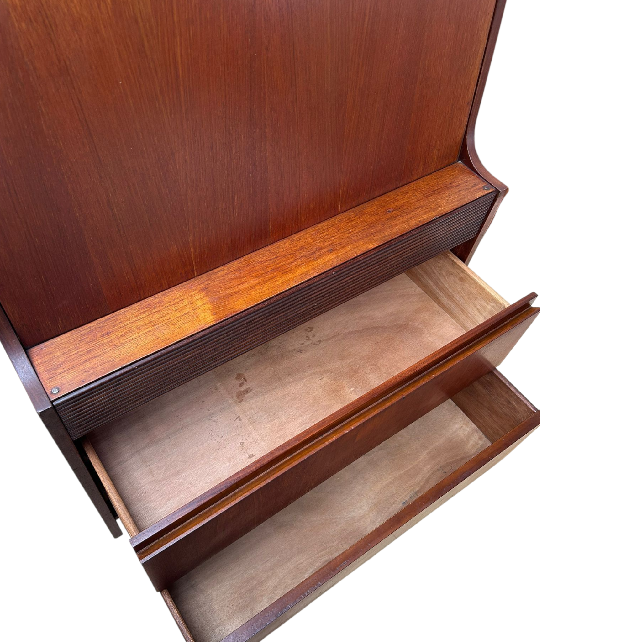 Mid Century Teak Writing Bureau Desk - Elliots of Newbury