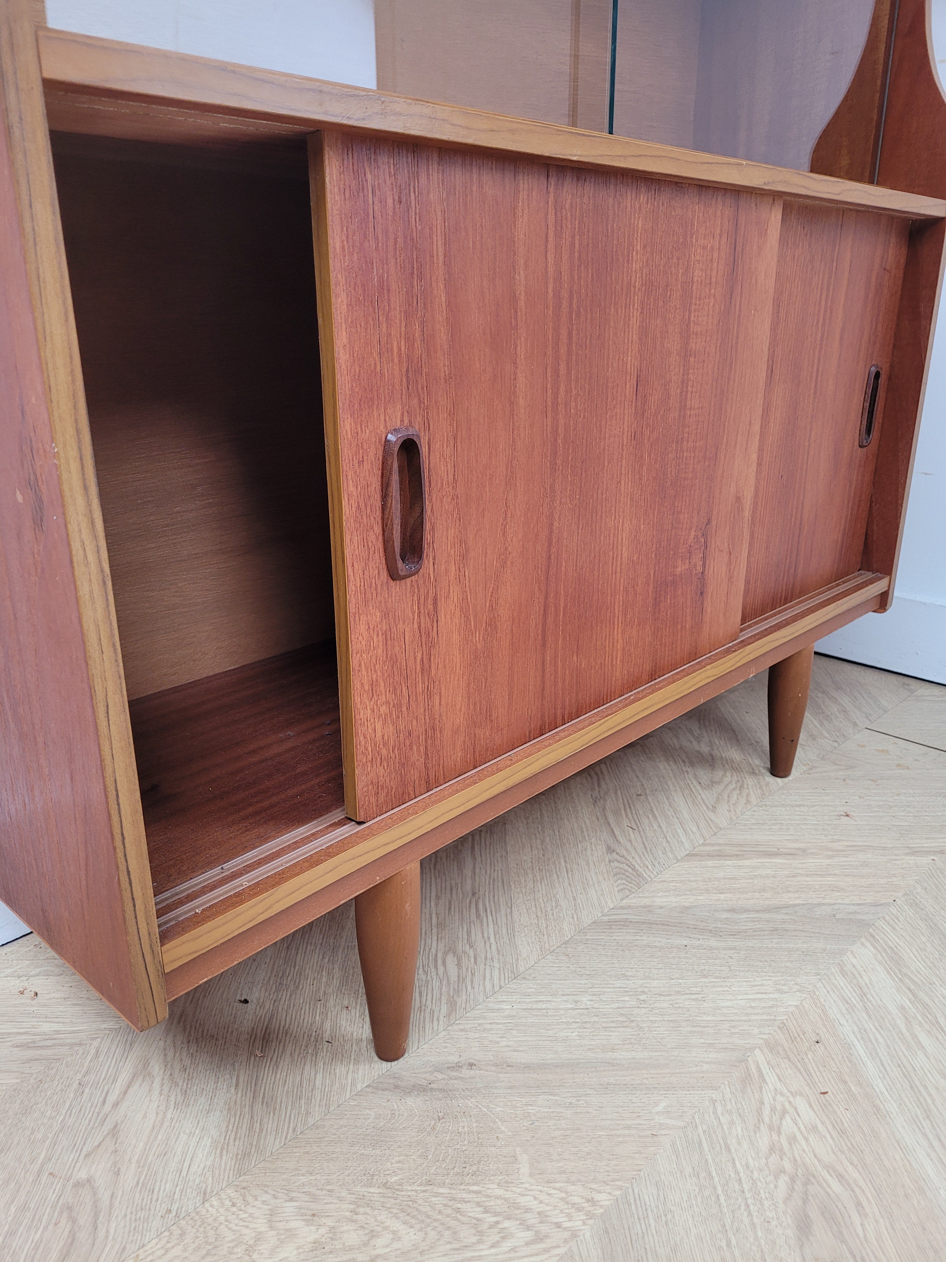 Teak Display Cabinet