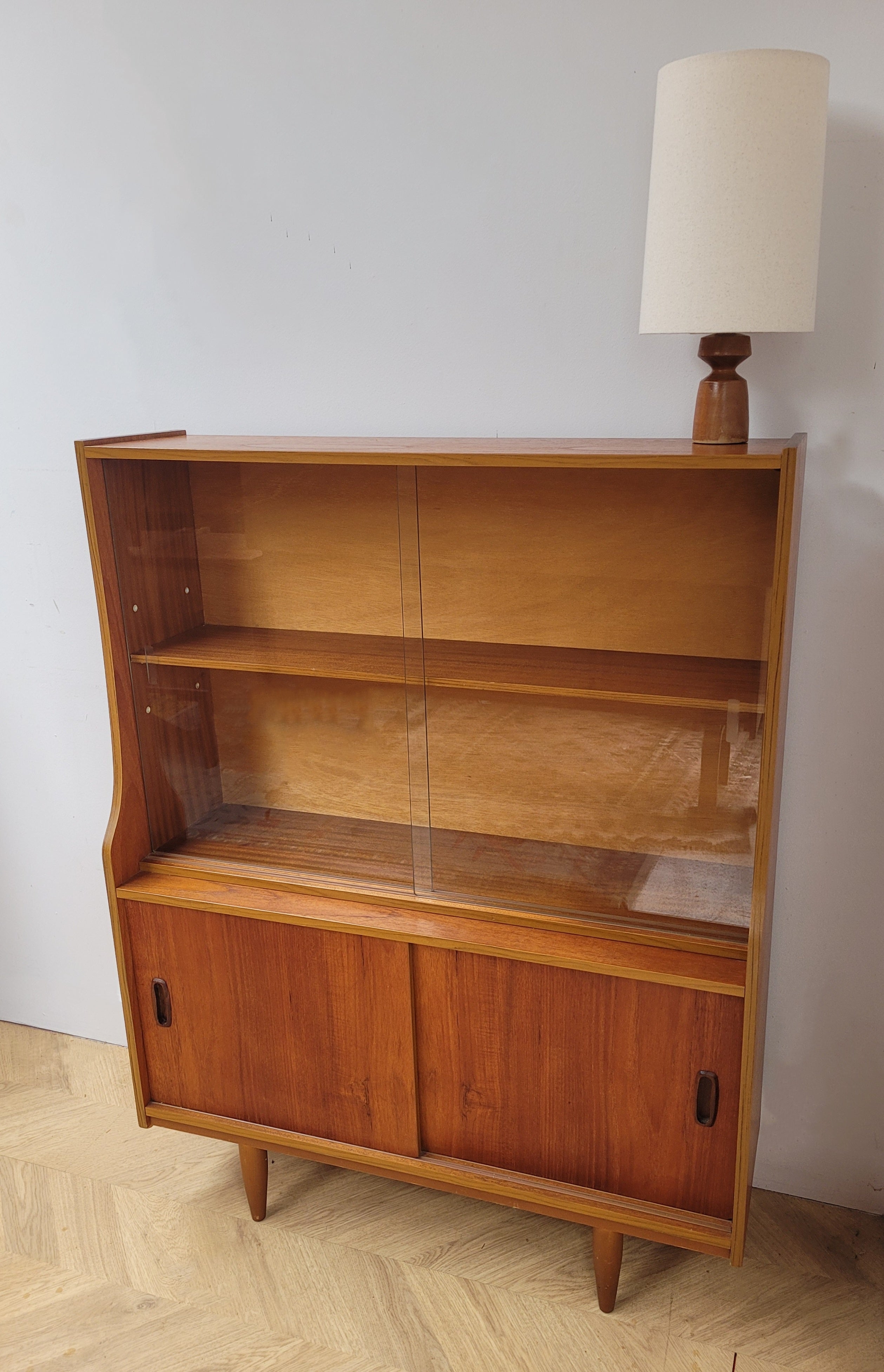 Teak Display Cabinet