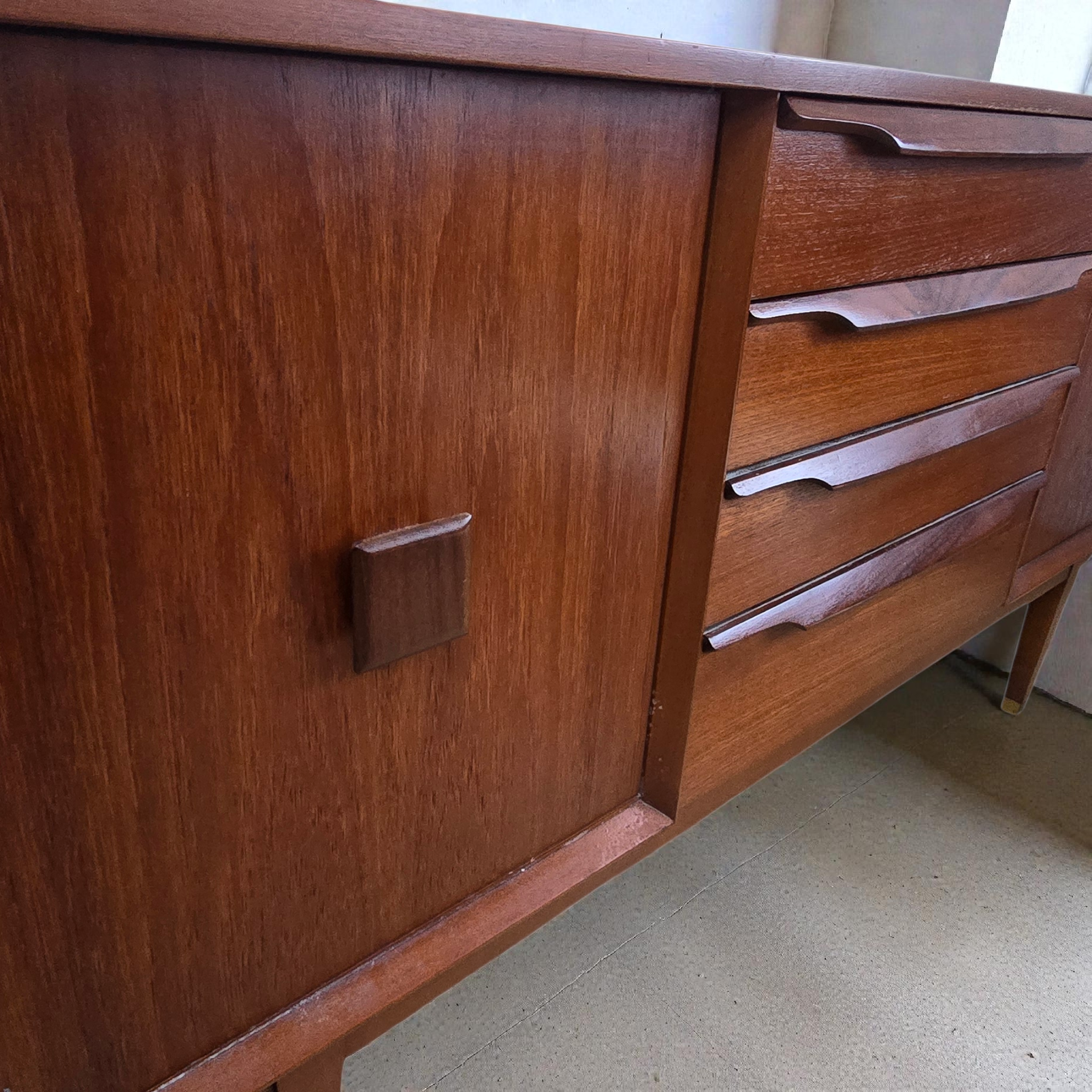 Teak Compact Sideboard