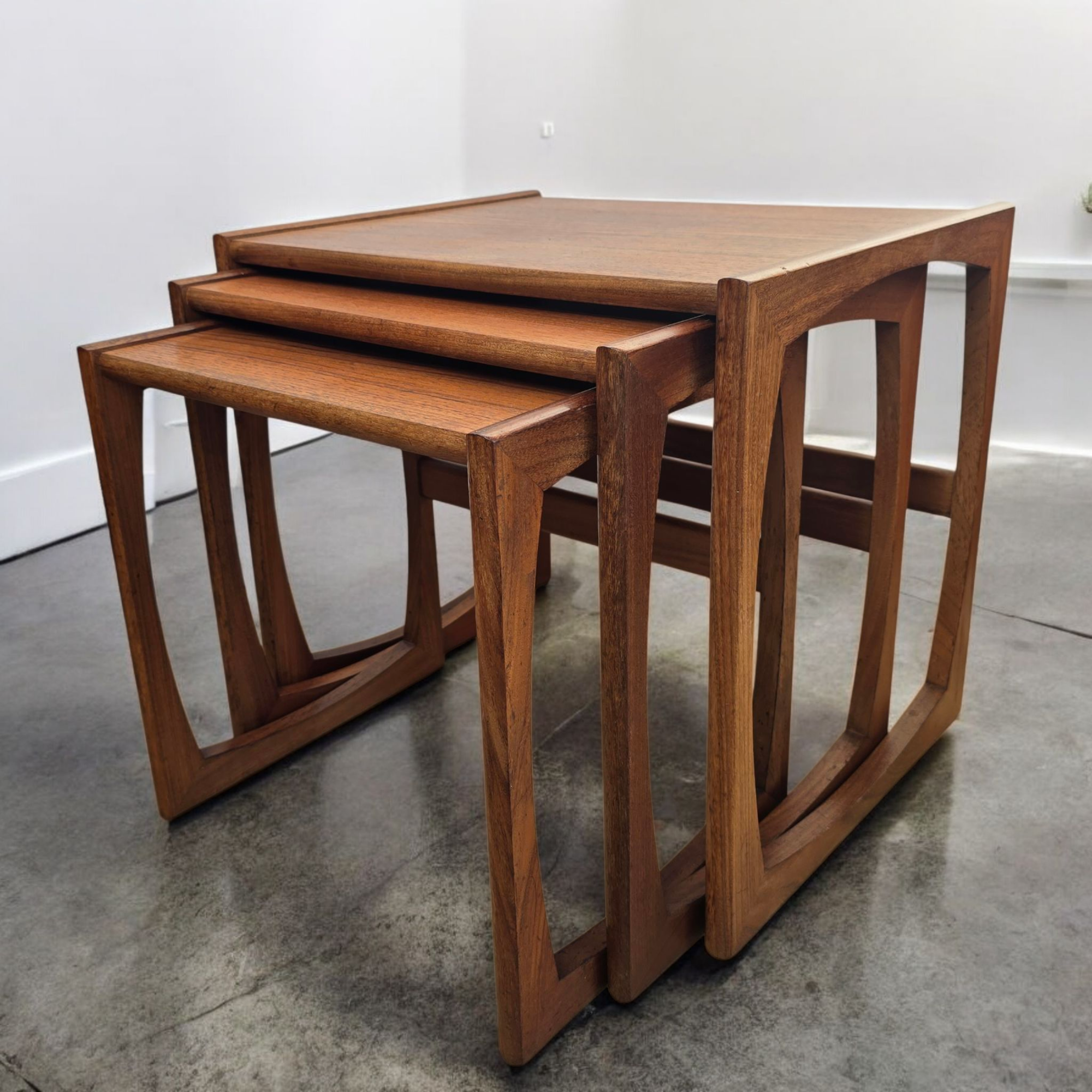 Gplan Quadrille Teak Nest of Tables
