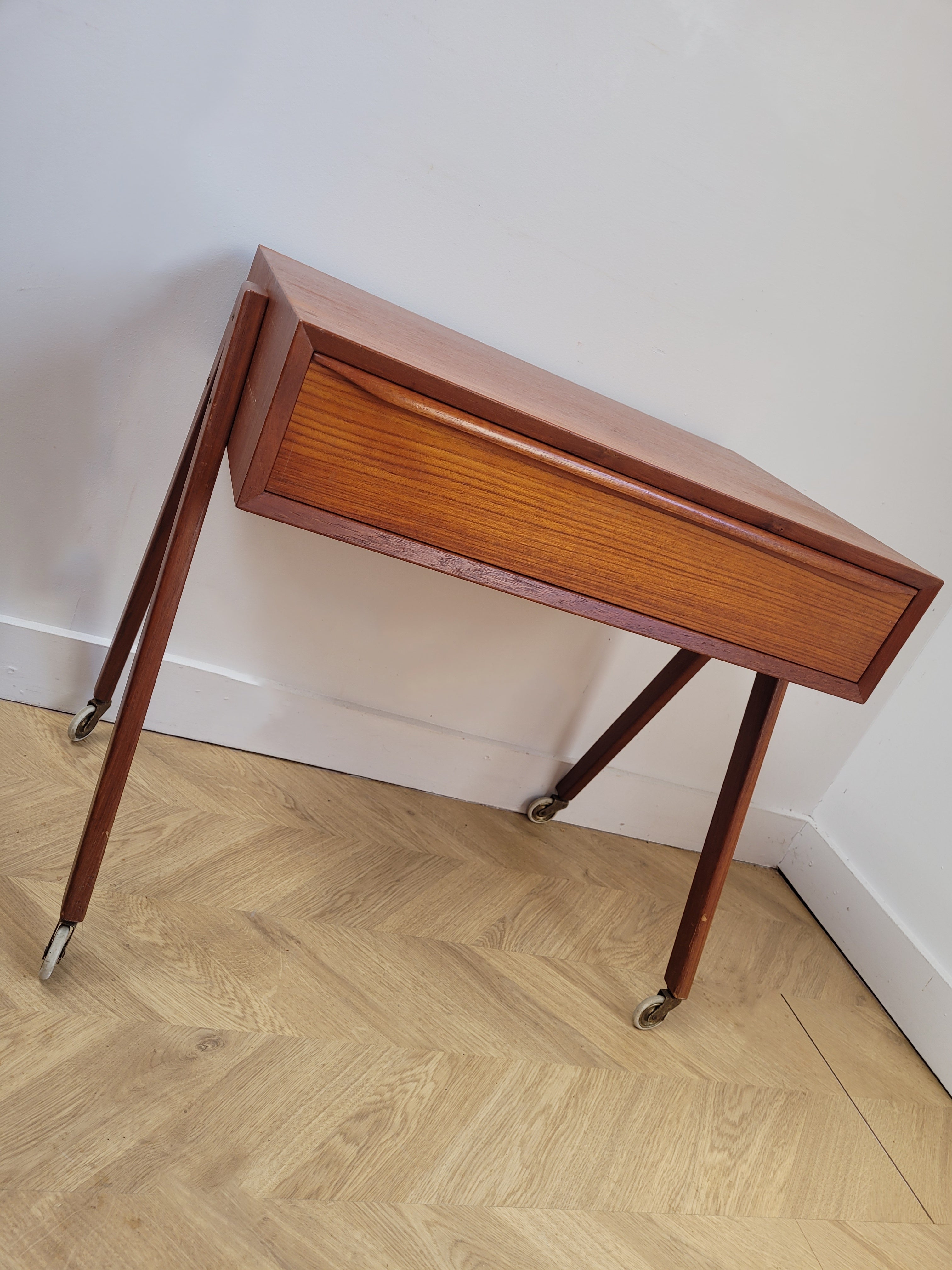 Danish Side Table/Sewing Trolley