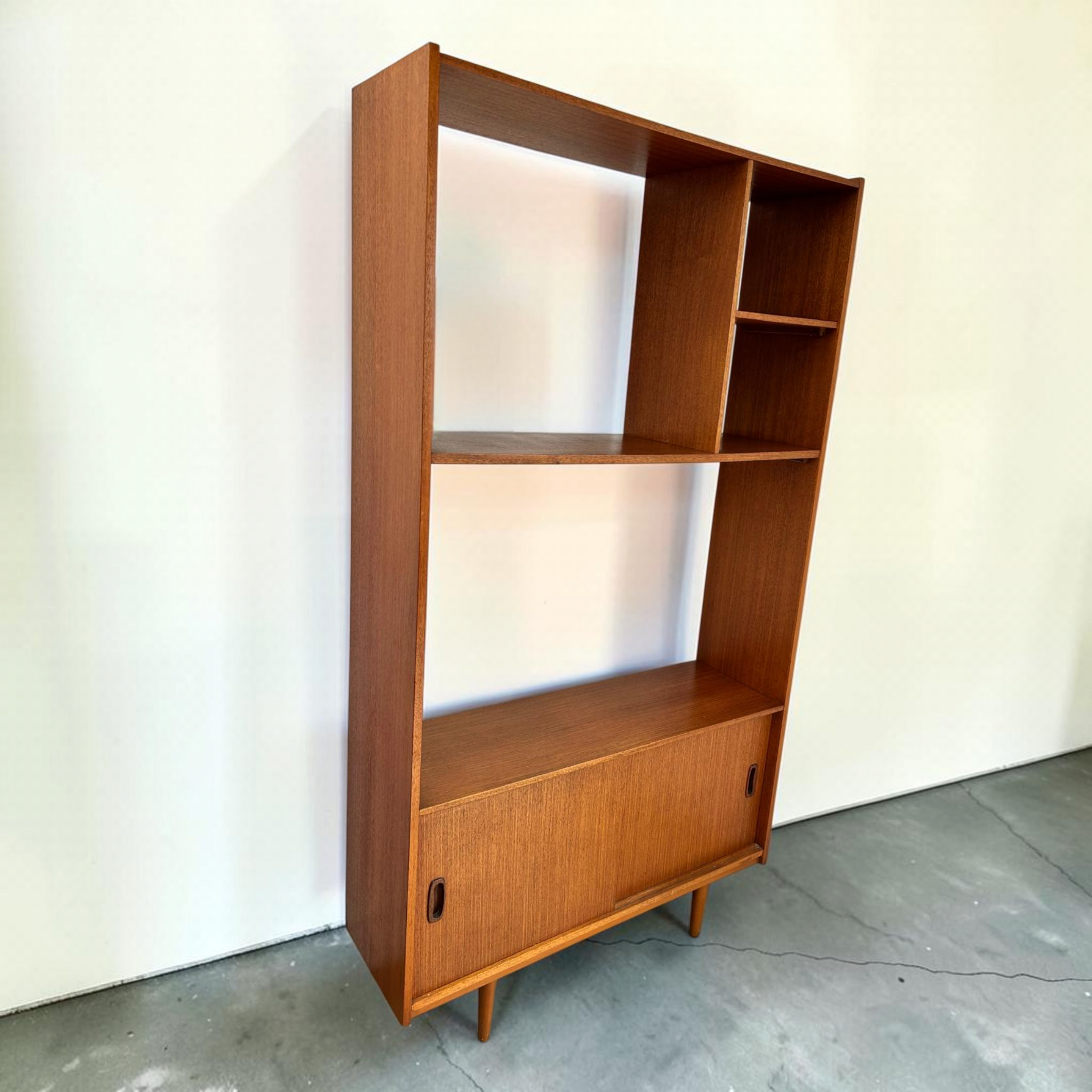 Mid-Century Teak Room Divider / Bookcase
