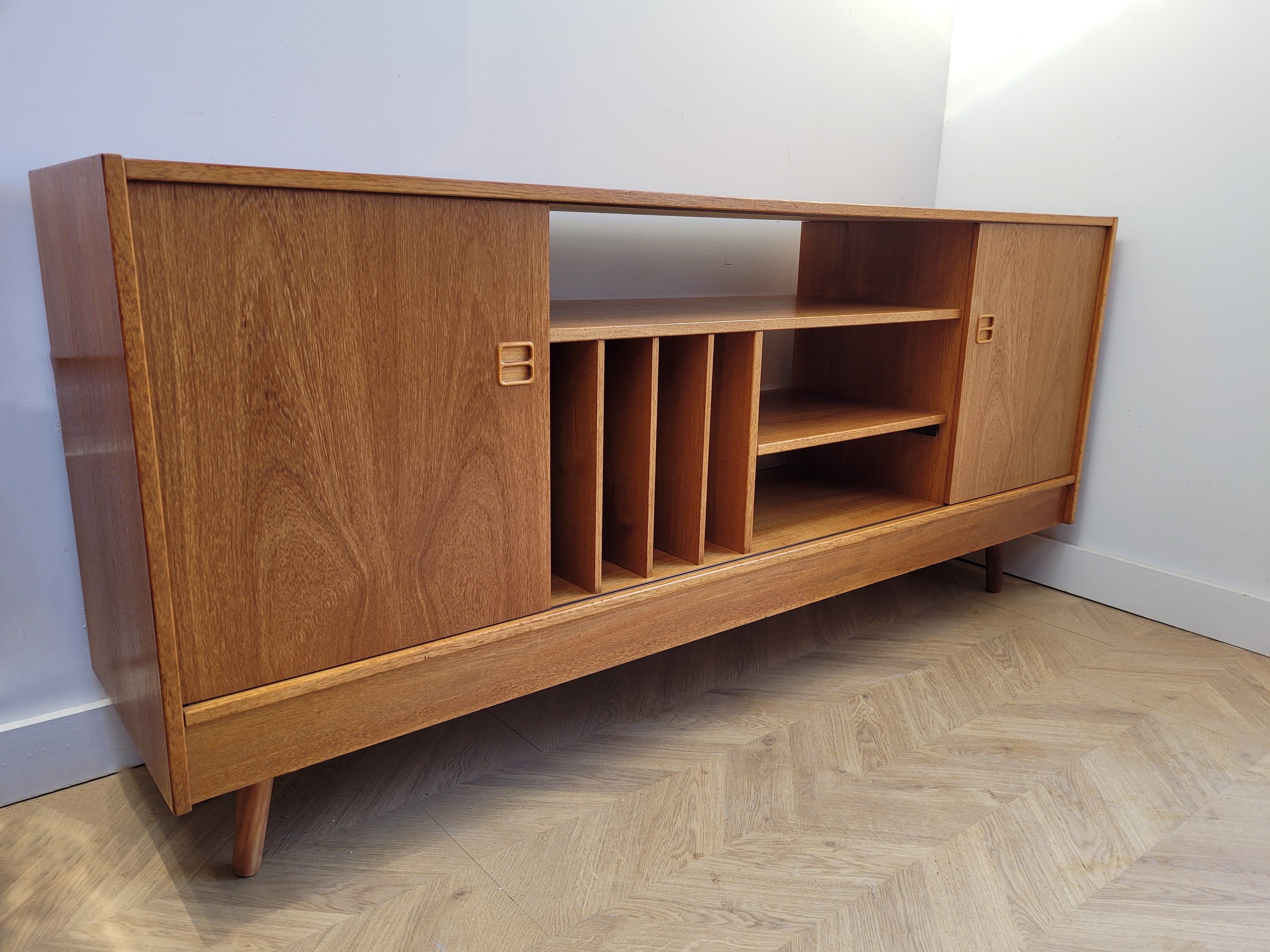 Danish Vinyl Credenza