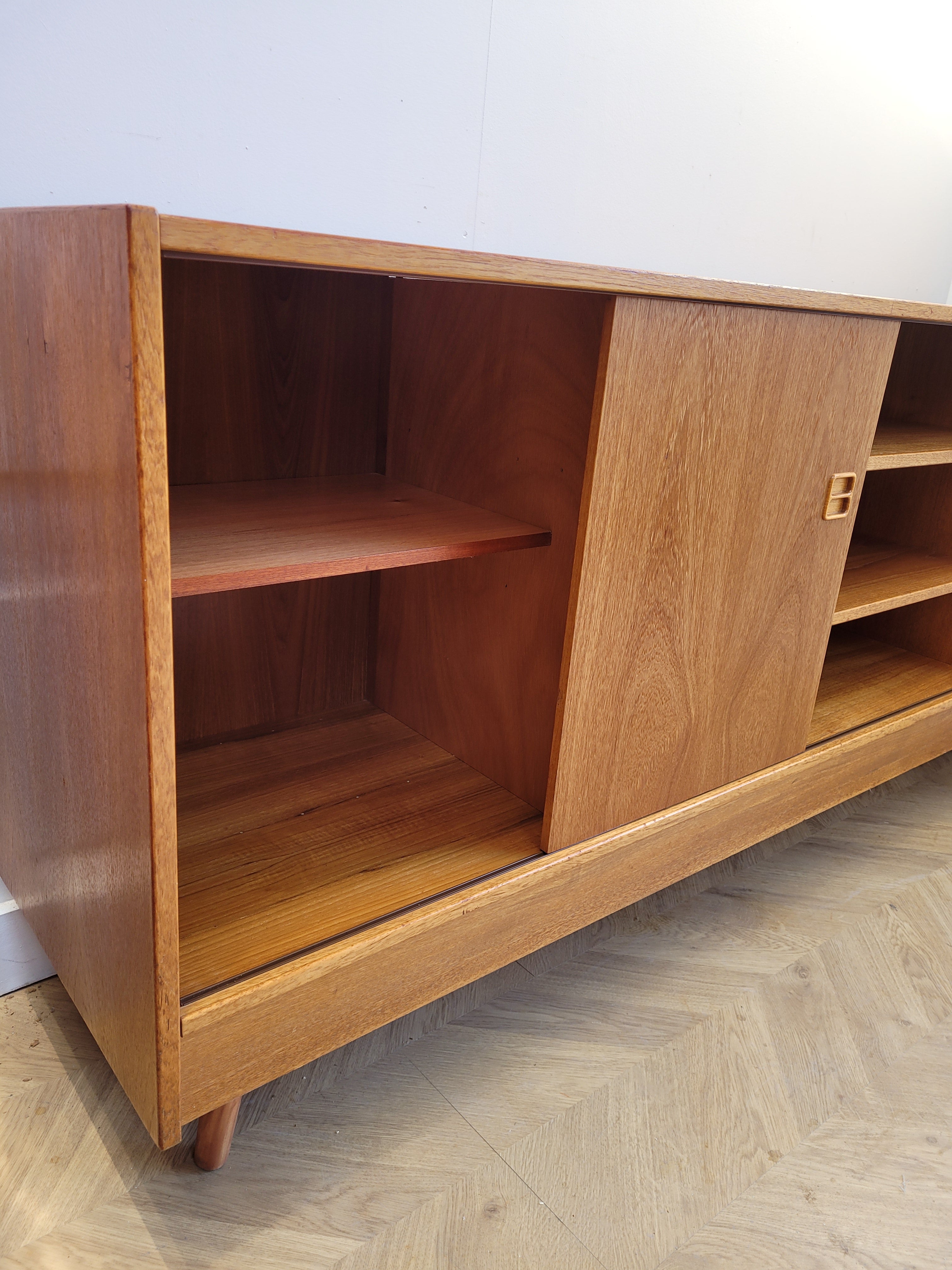 Danish Vinyl Credenza