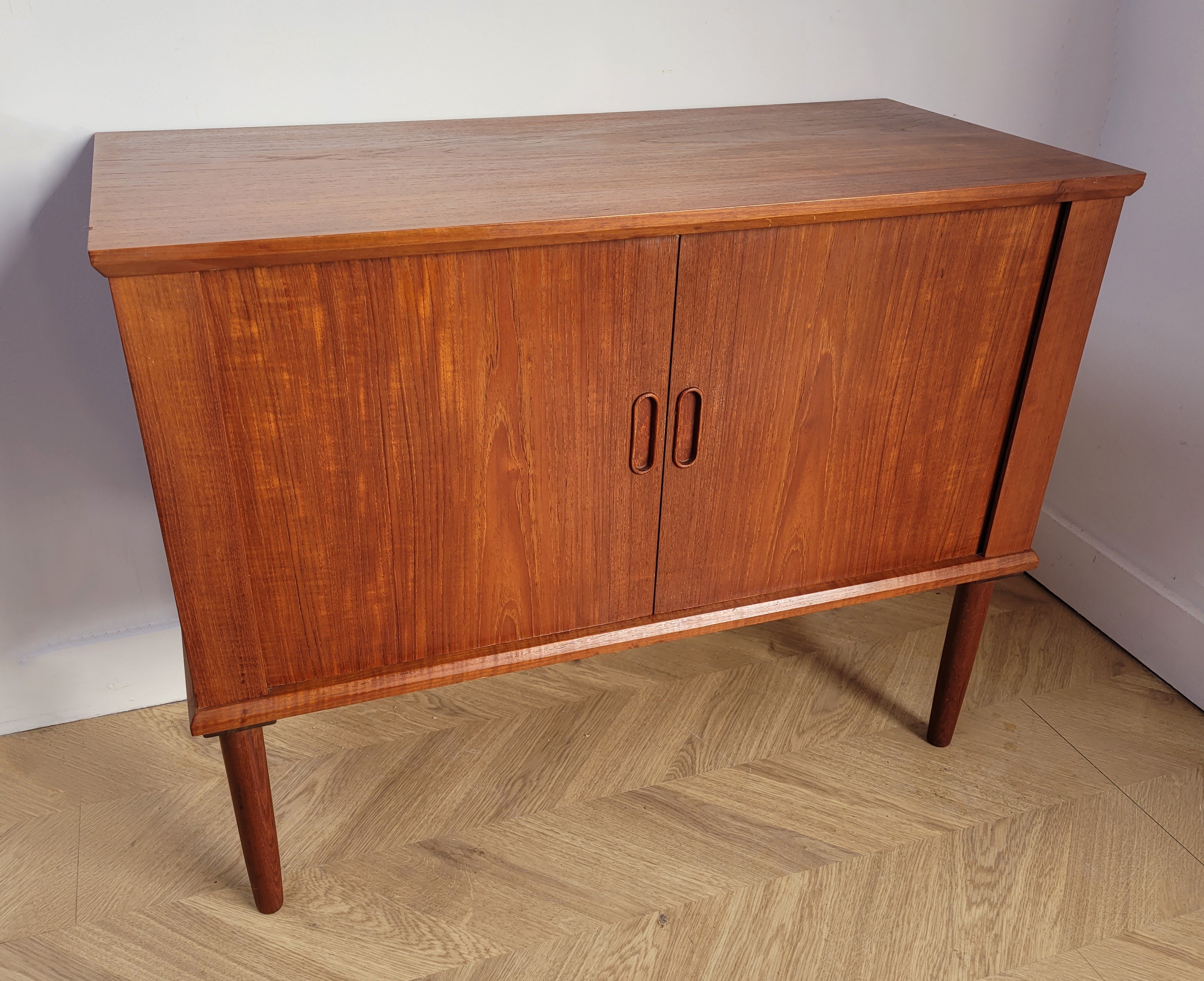 Tombour door record cabinet