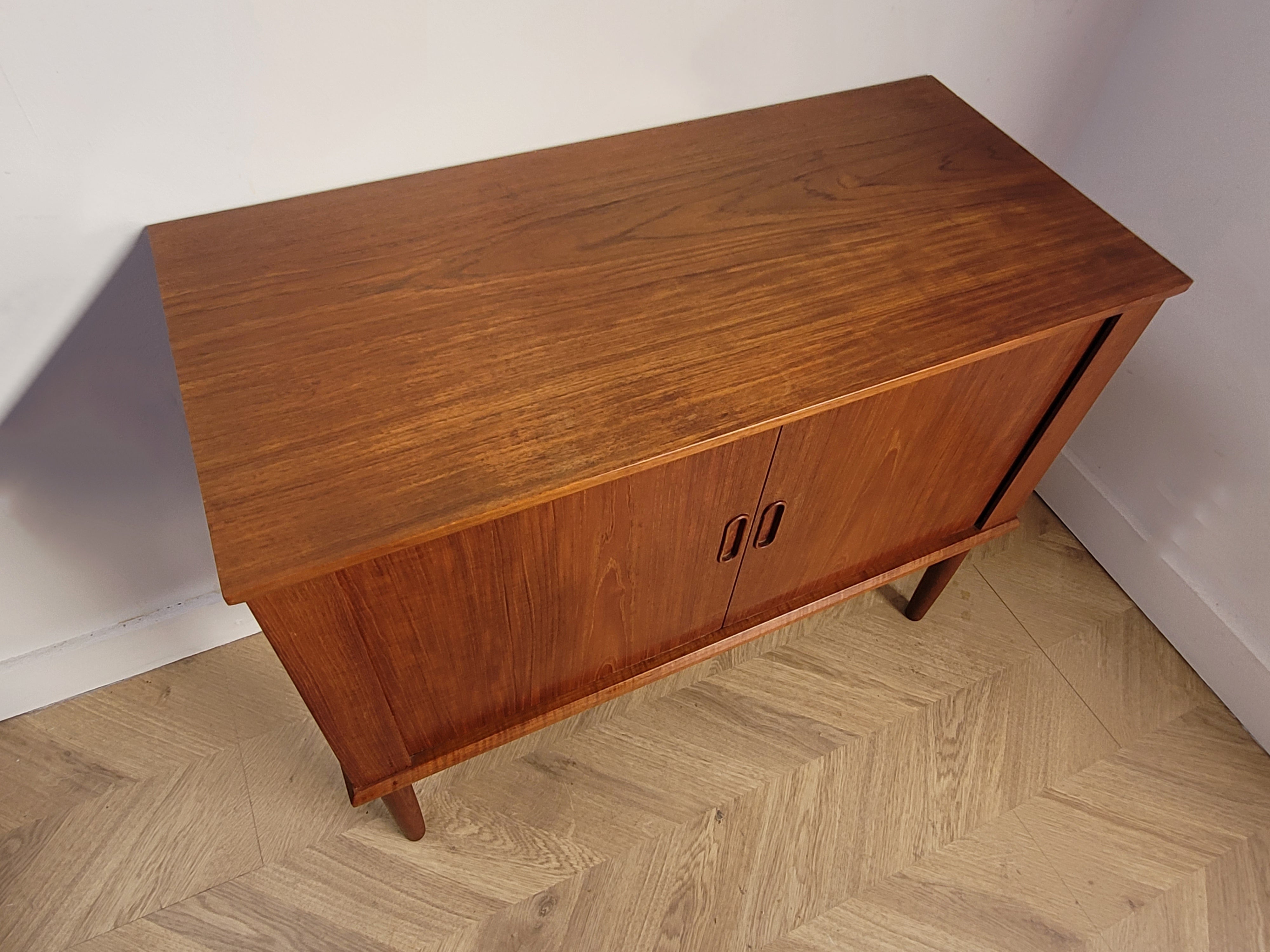 Tombour door record cabinet