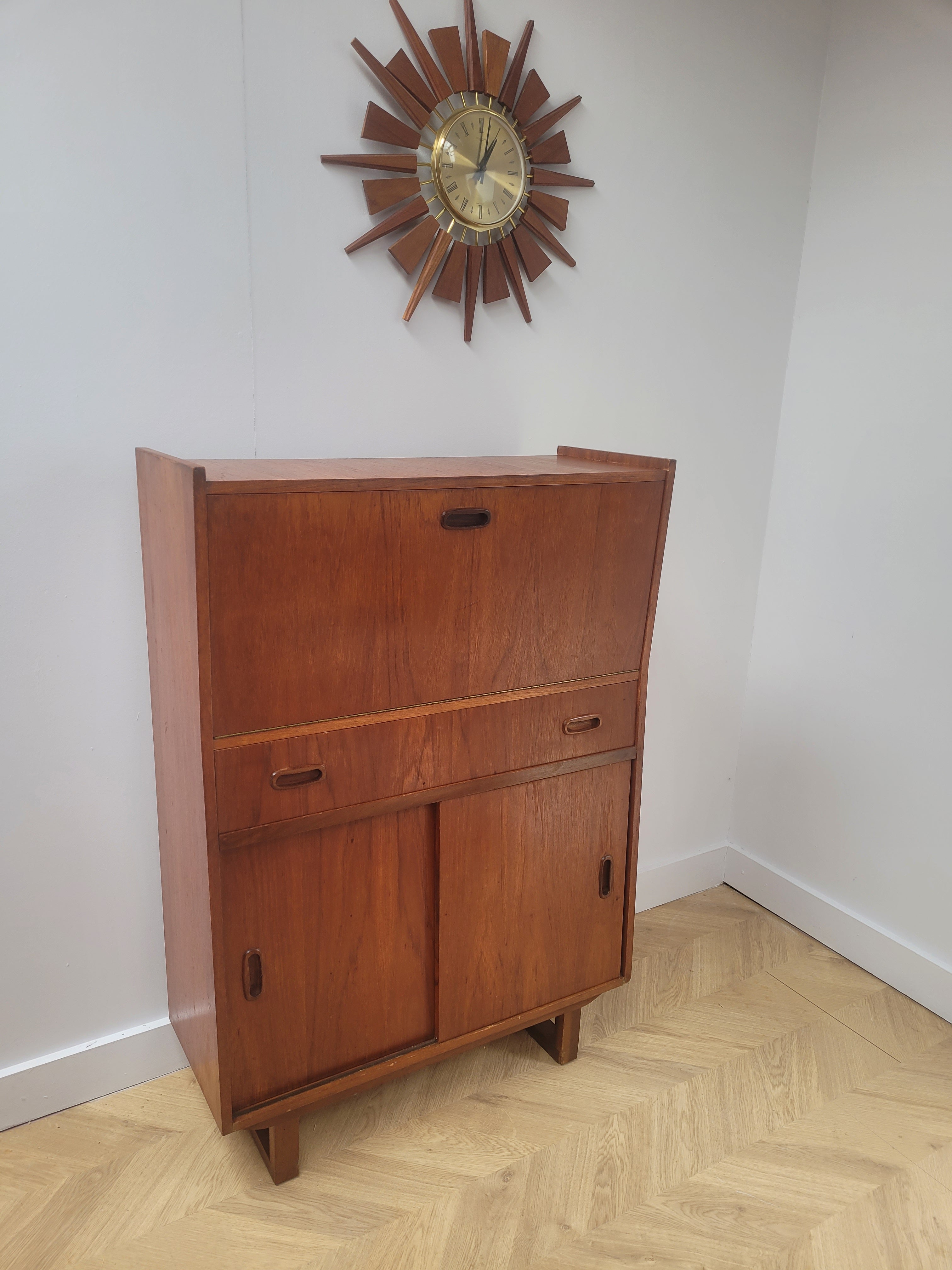 Teak 1960s Bureau