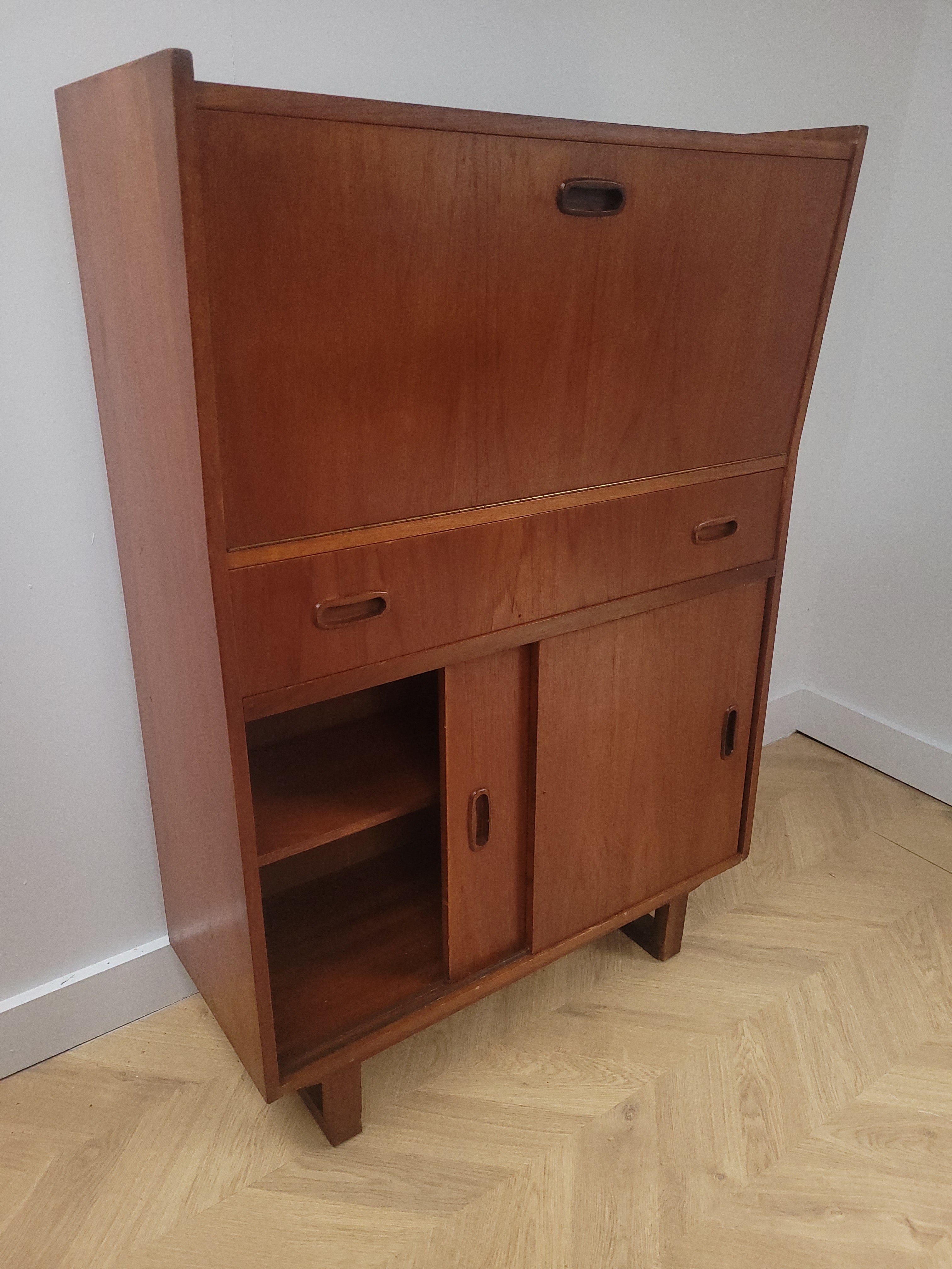 Teak 1960s Bureau