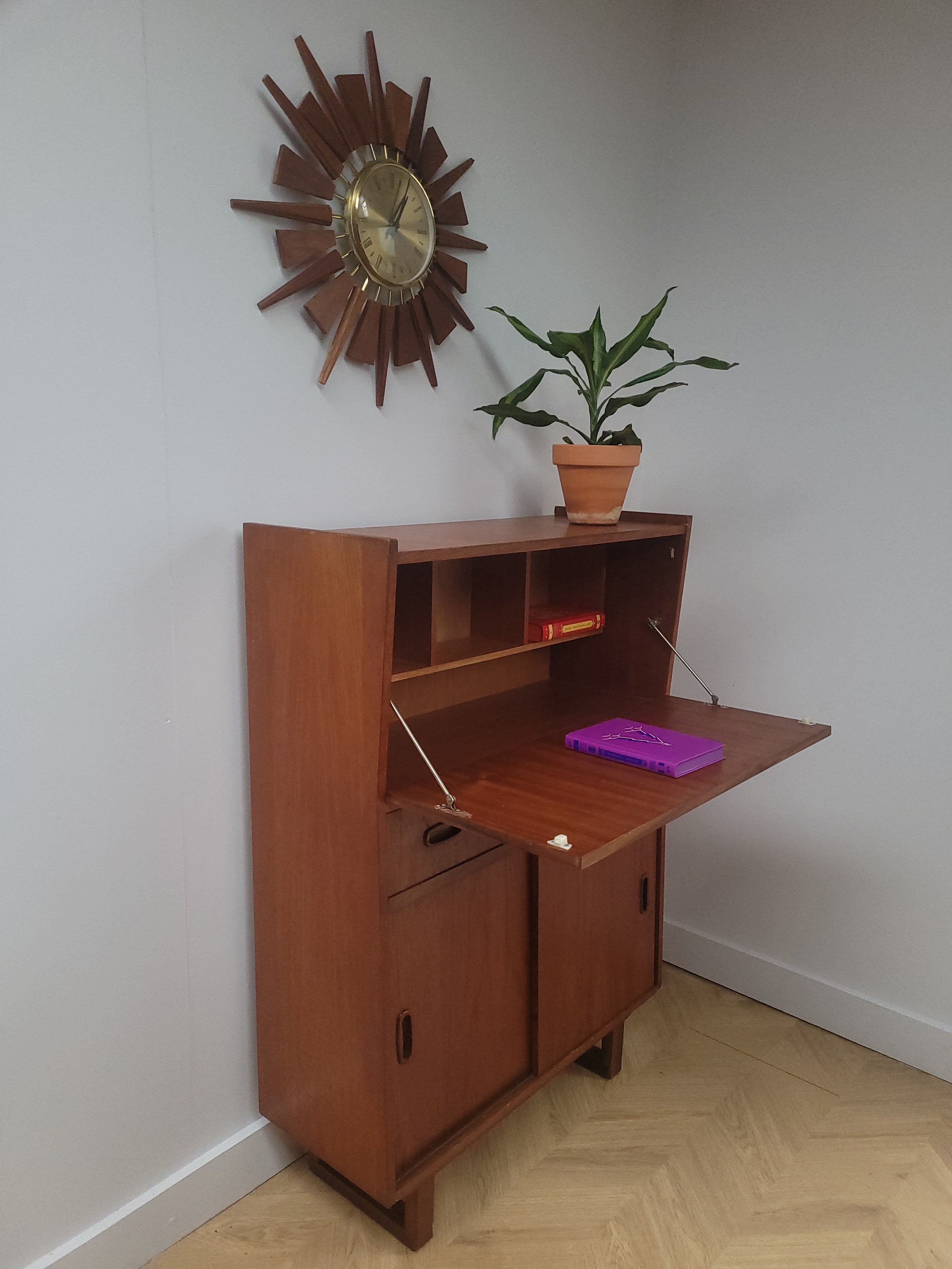 Teak 1960s Bureau