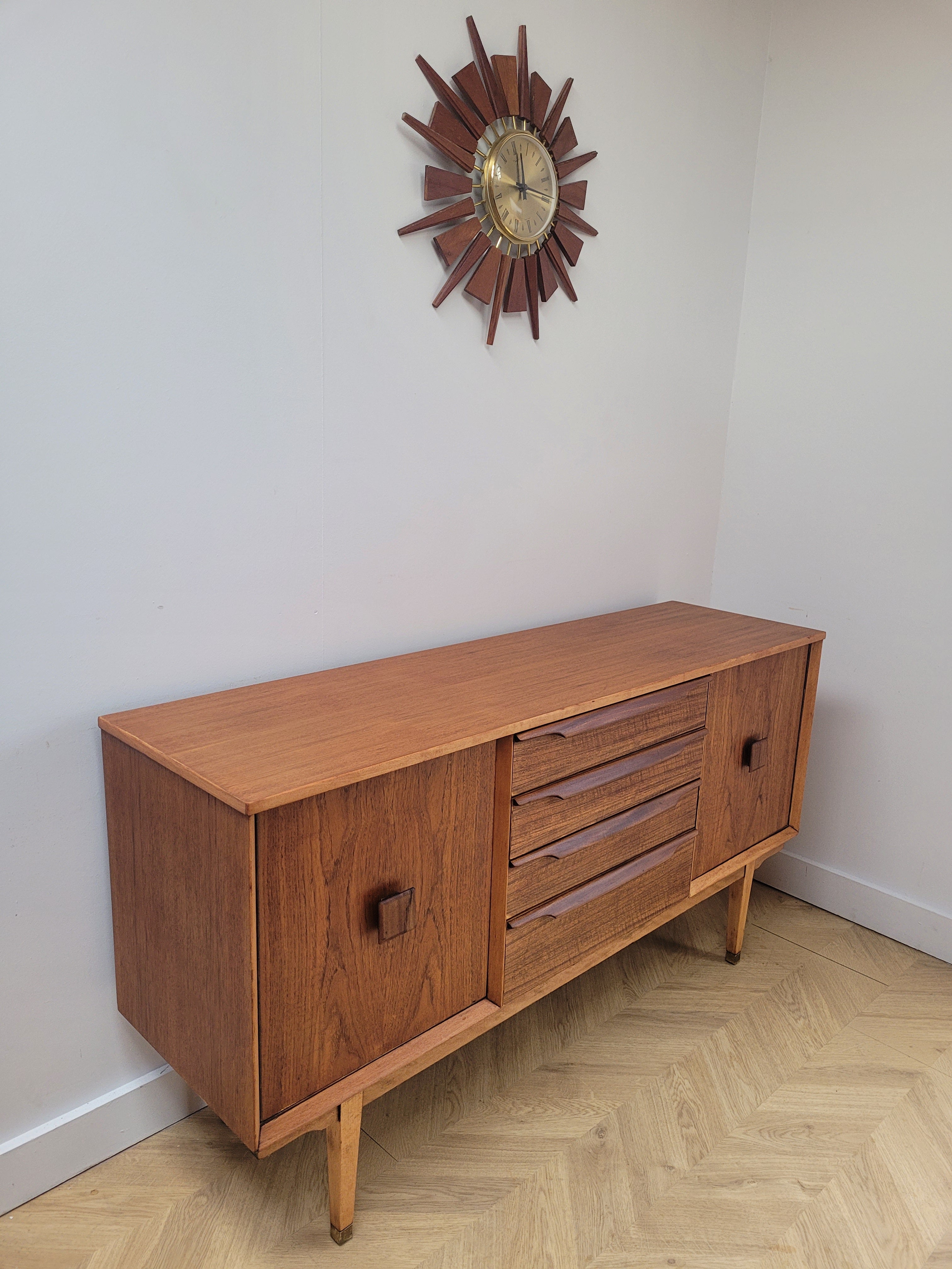 Teak Compact Sideboard