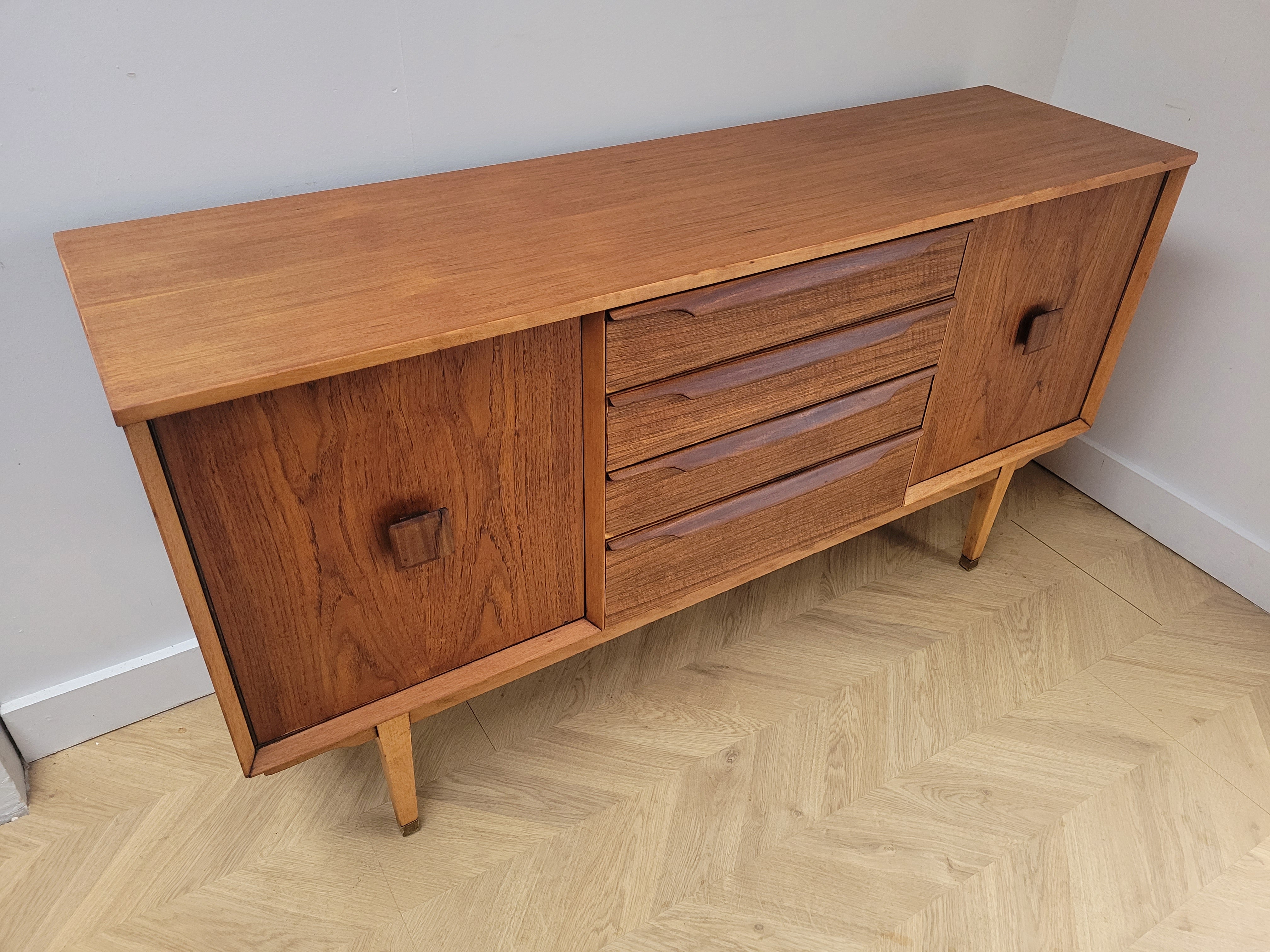 Teak Compact Sideboard