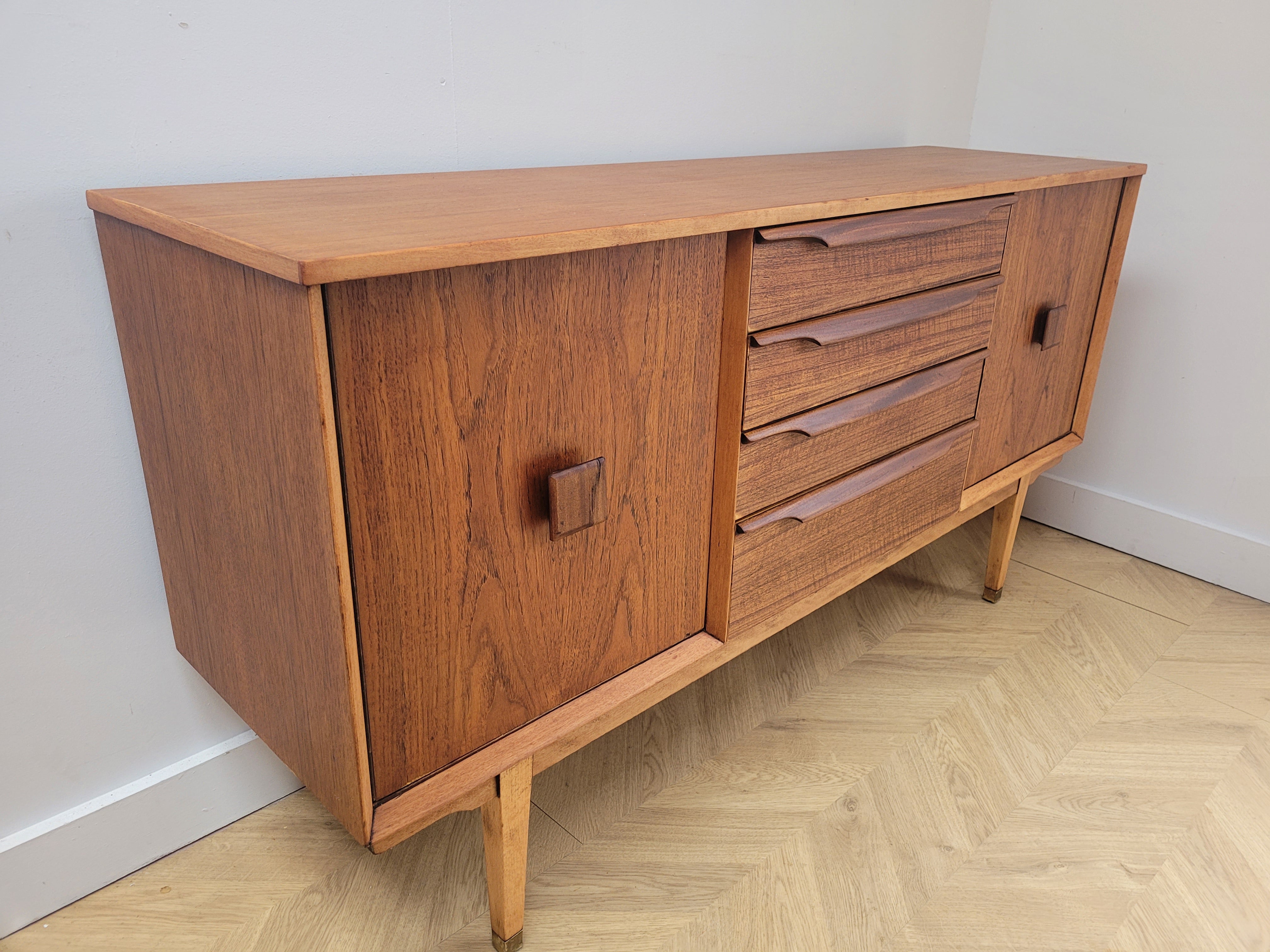 Teak Compact Sideboard