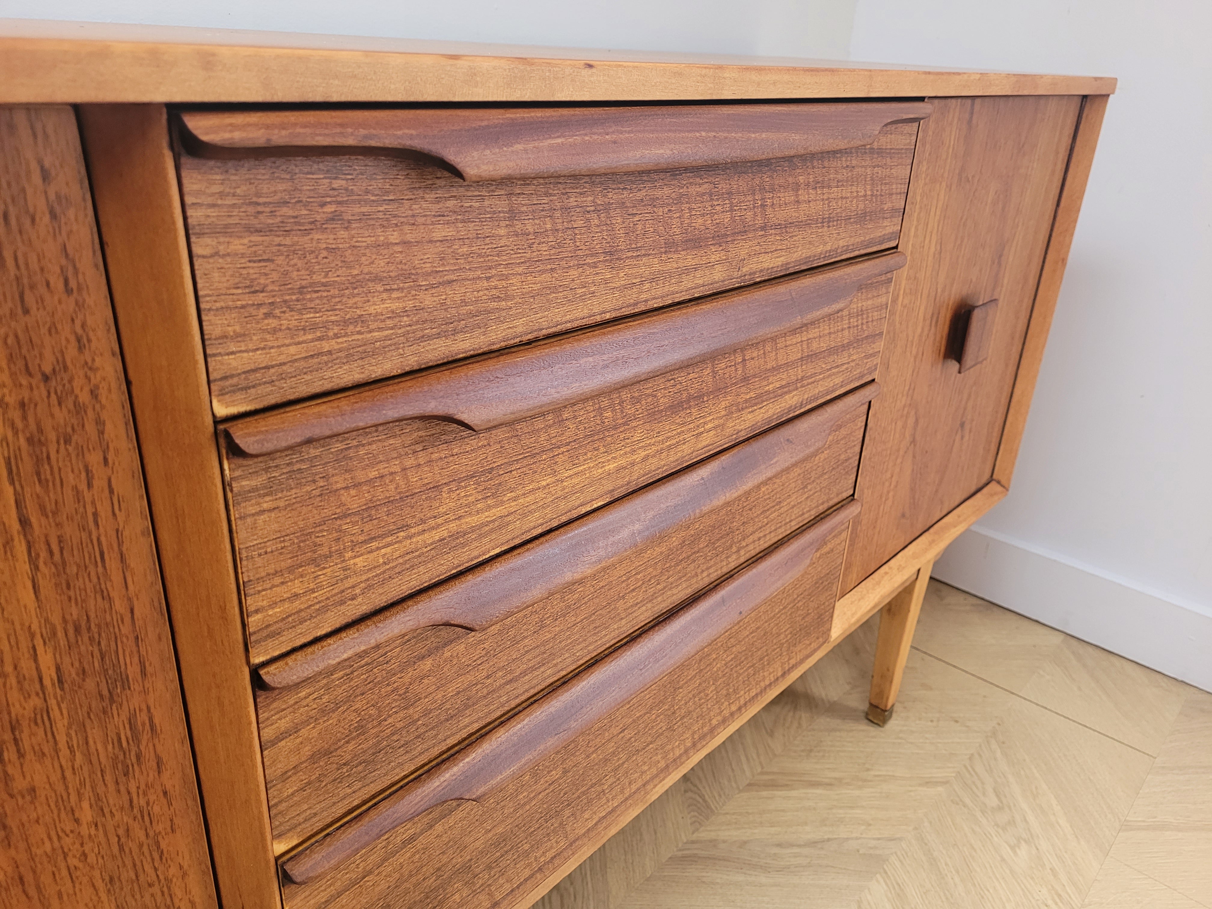 Teak Compact Sideboard