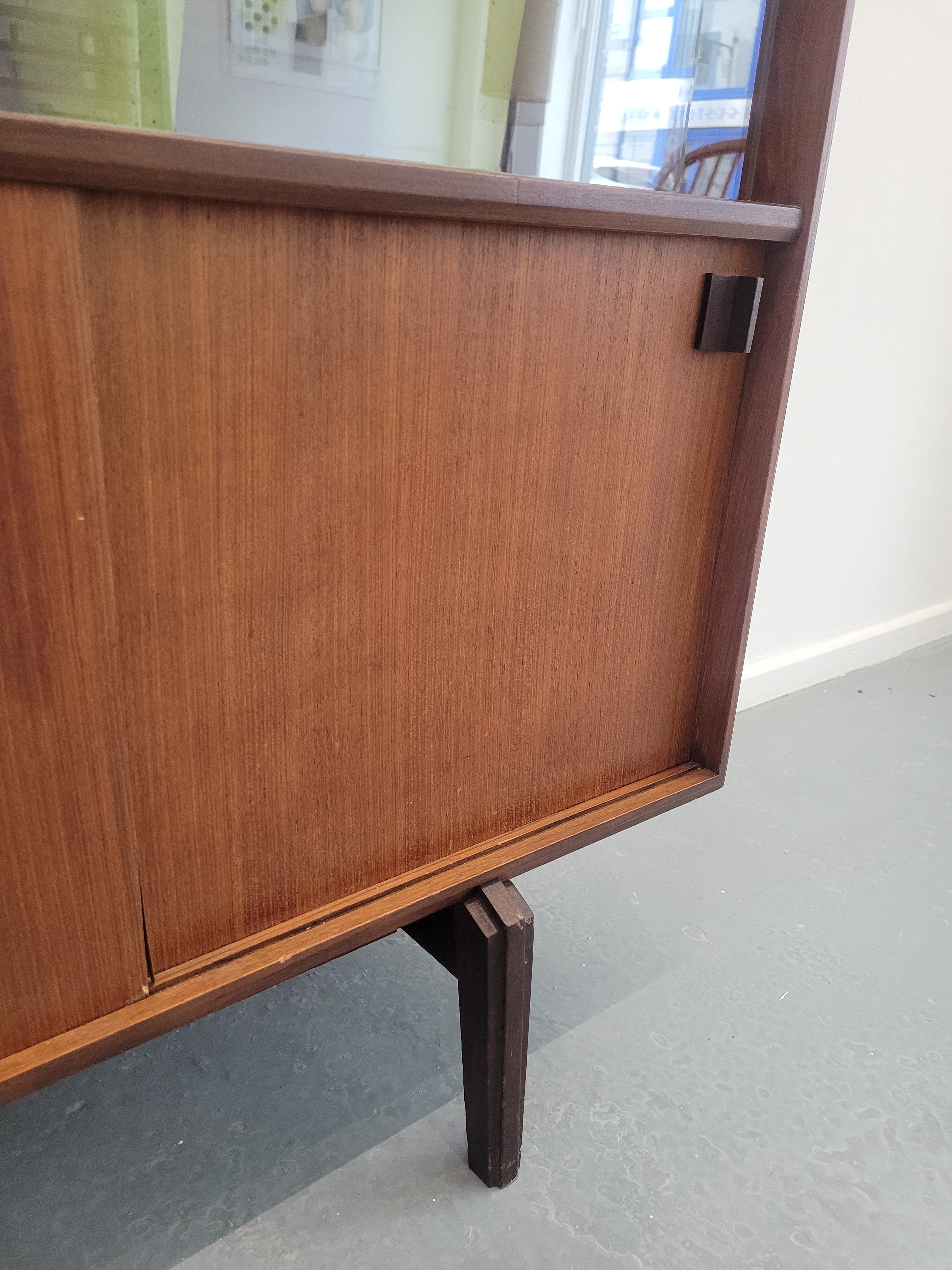 Teak Display Cabinet