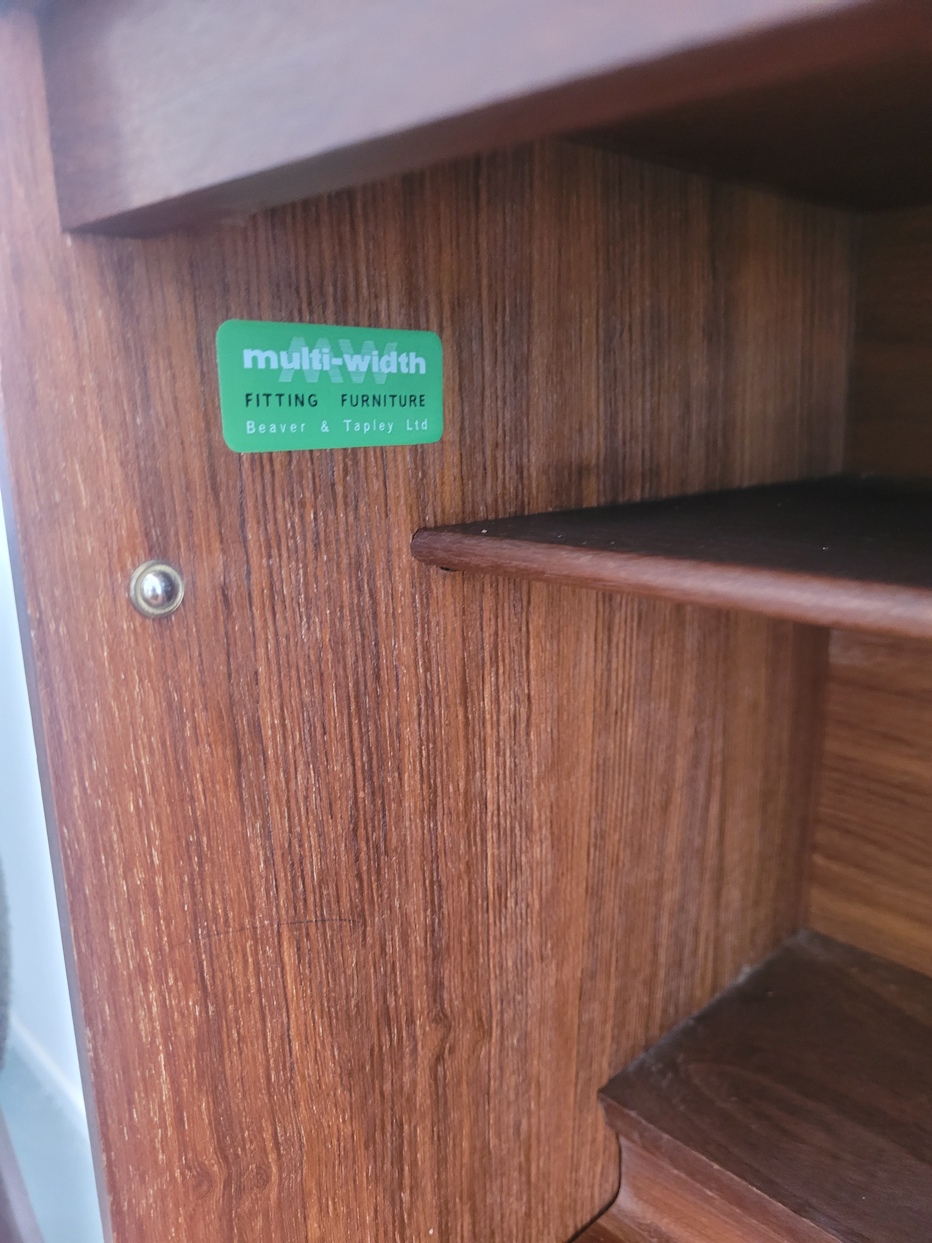 Teak Display Cabinet