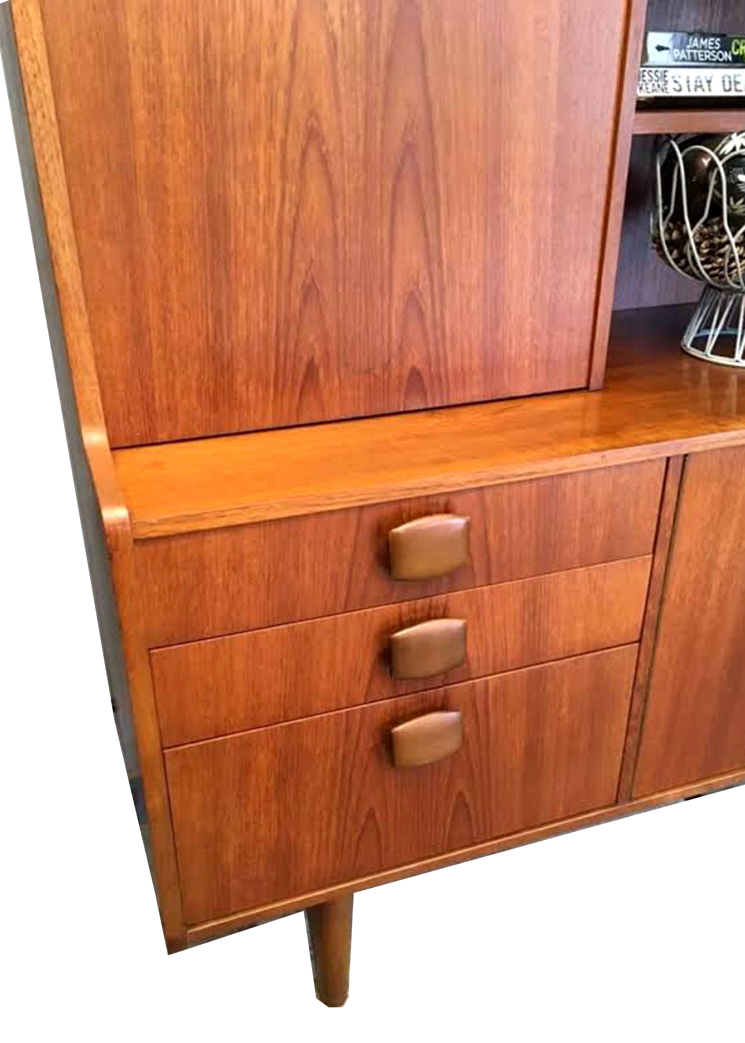 Mid Century Teak Highboard