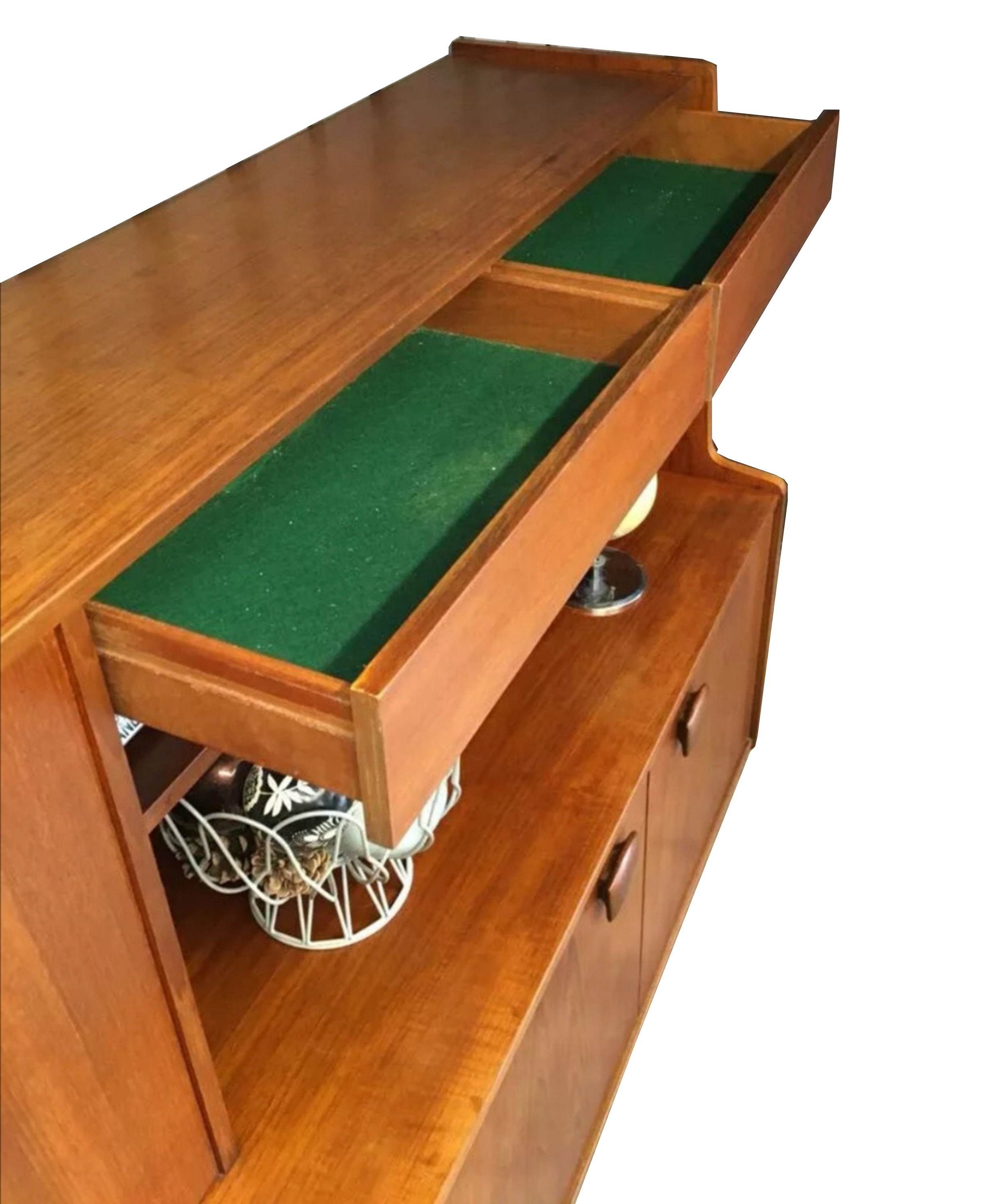 Mid Century Teak Highboard
