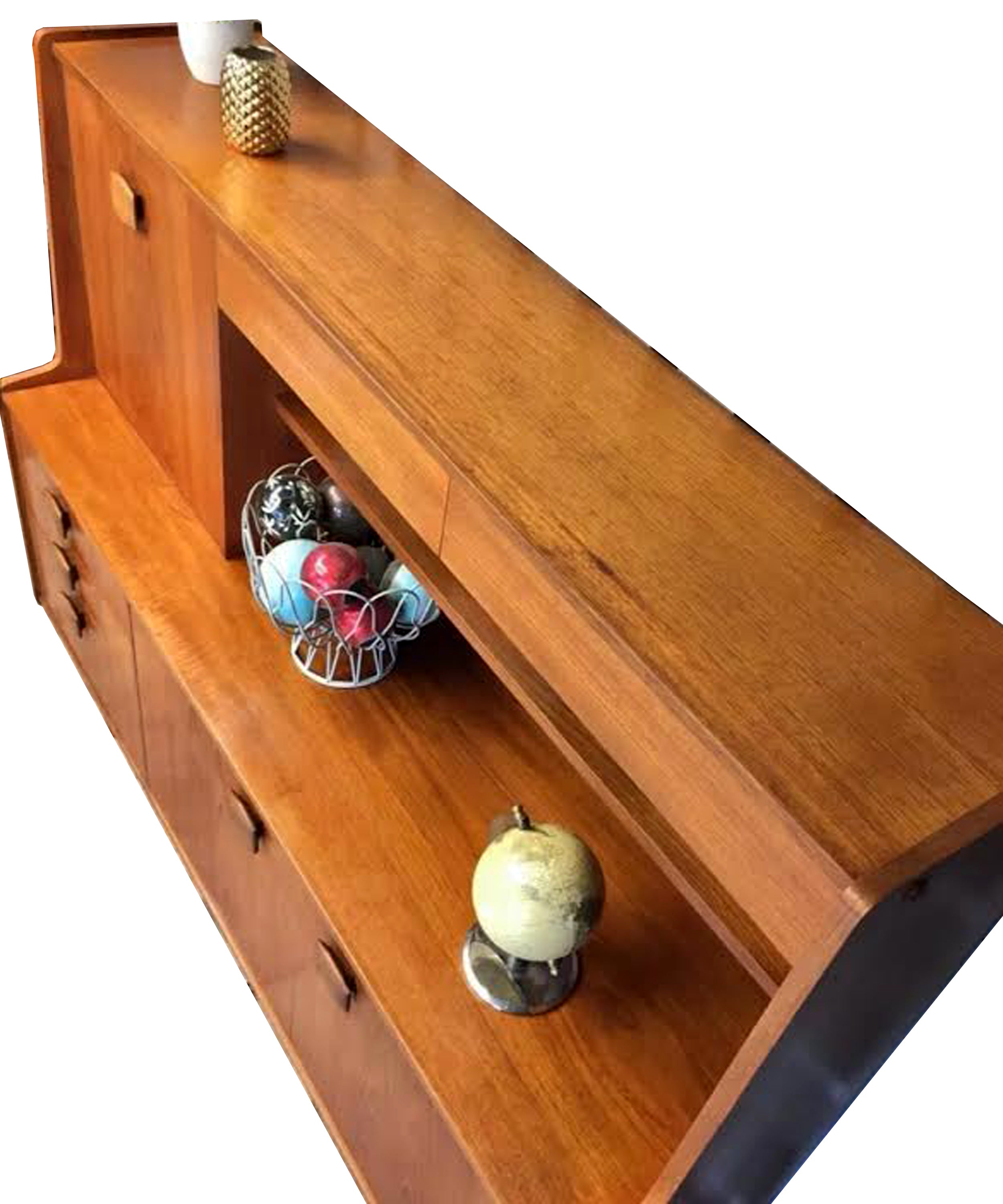Mid Century Teak Highboard