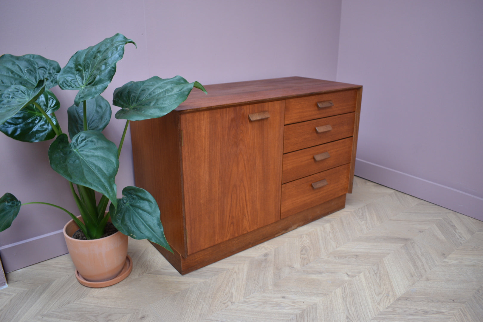 Teak Compact Sideboard