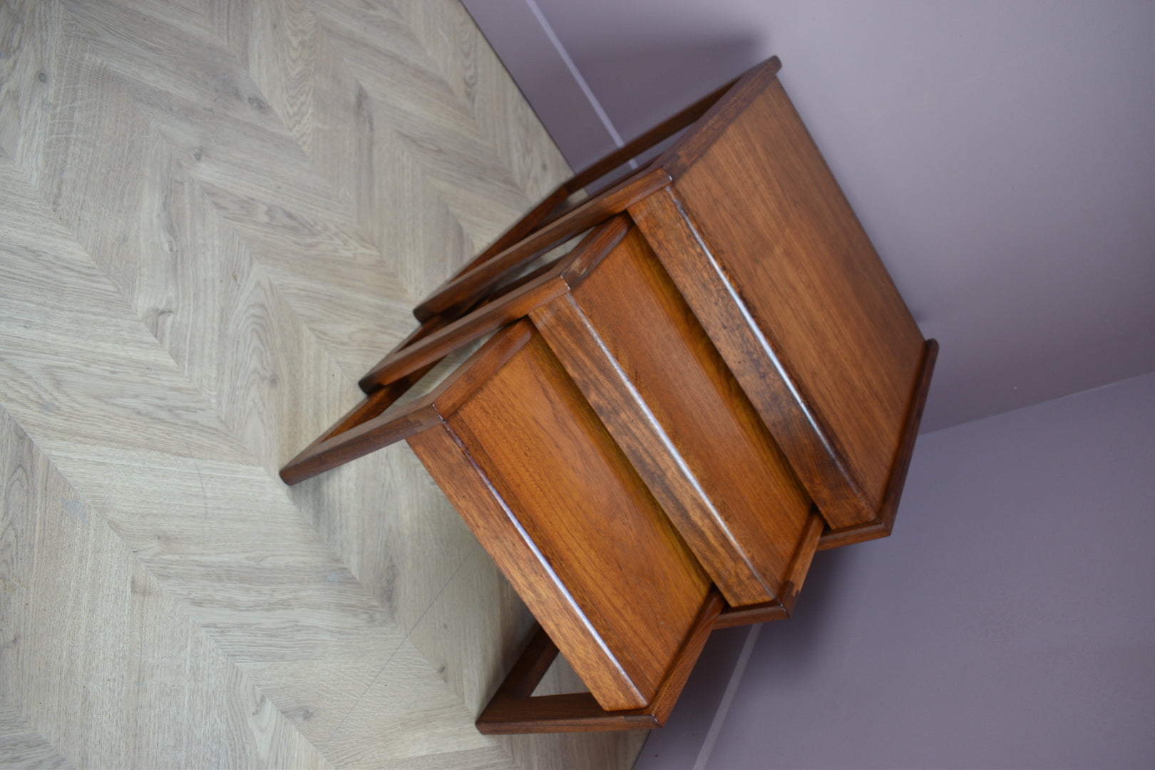 Mid Century Sunelm Nest of Tables
