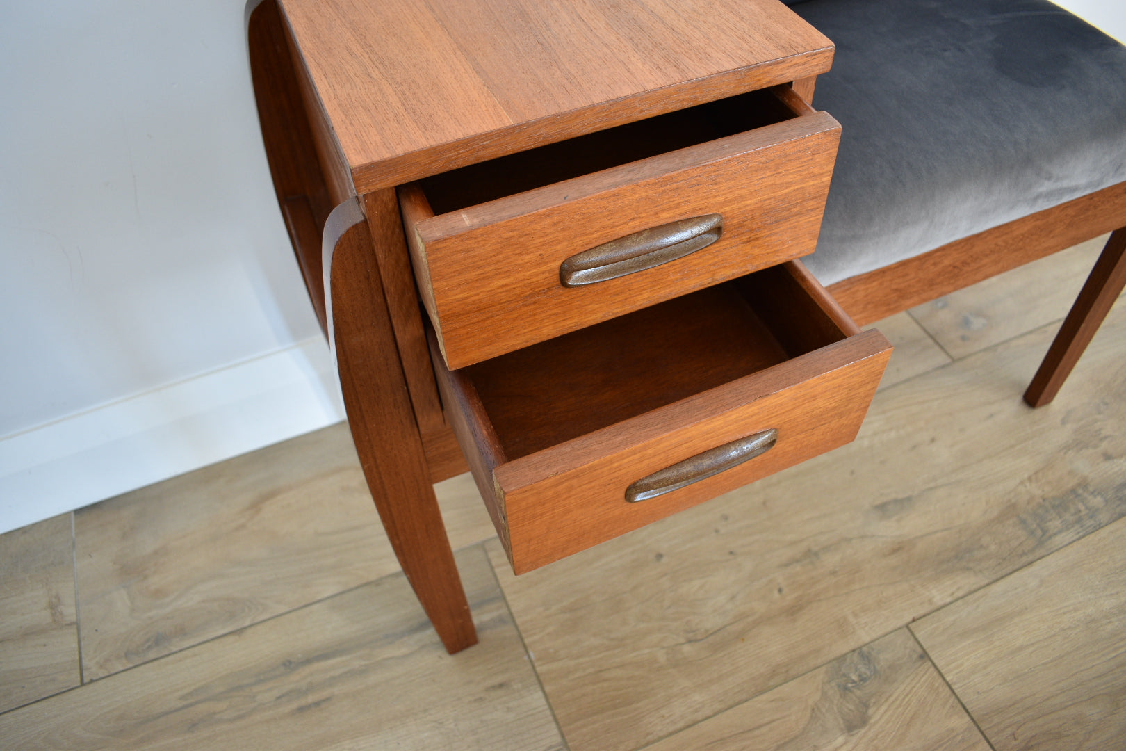 Teak Telephone Seat