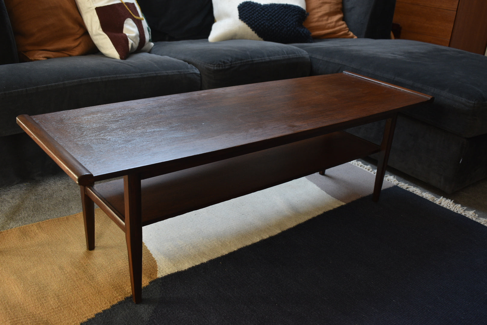 Teak coffee table