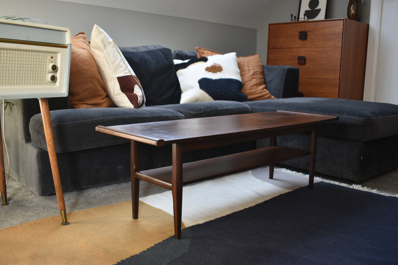 Teak coffee table