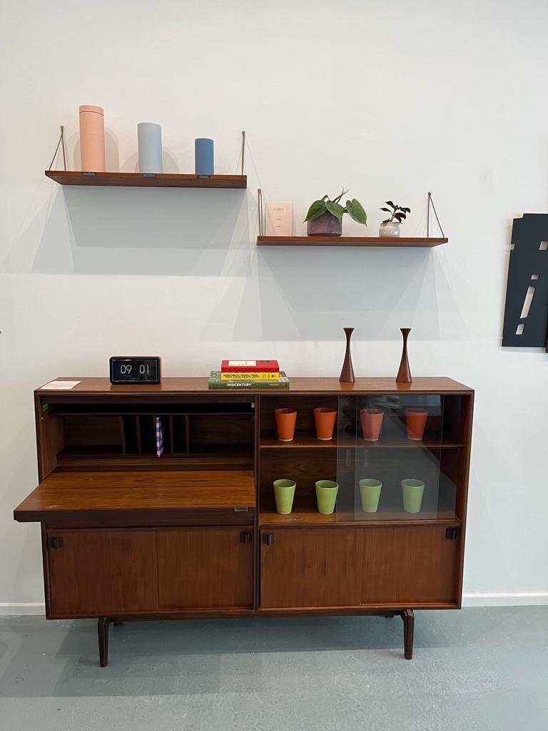 Teak Display Cabinet