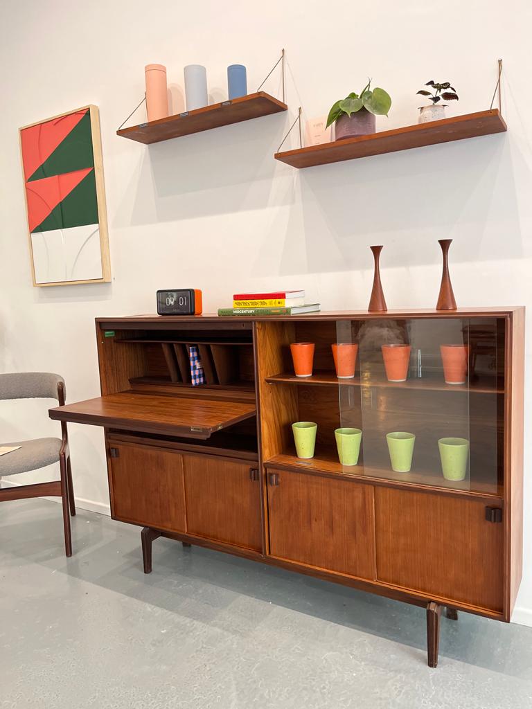 Teak Display Cabinet