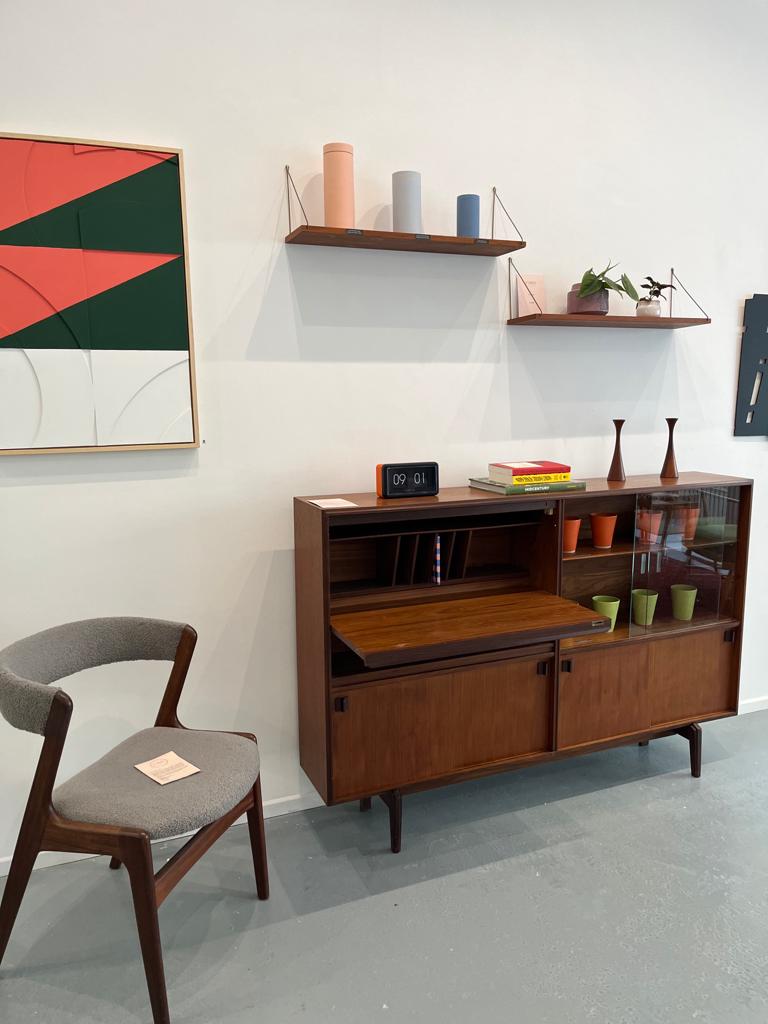 Teak Display Cabinet