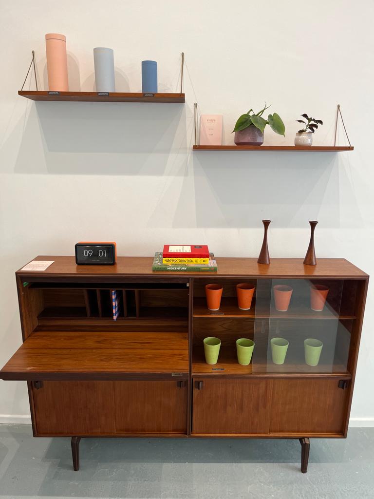 Teak Display Cabinet