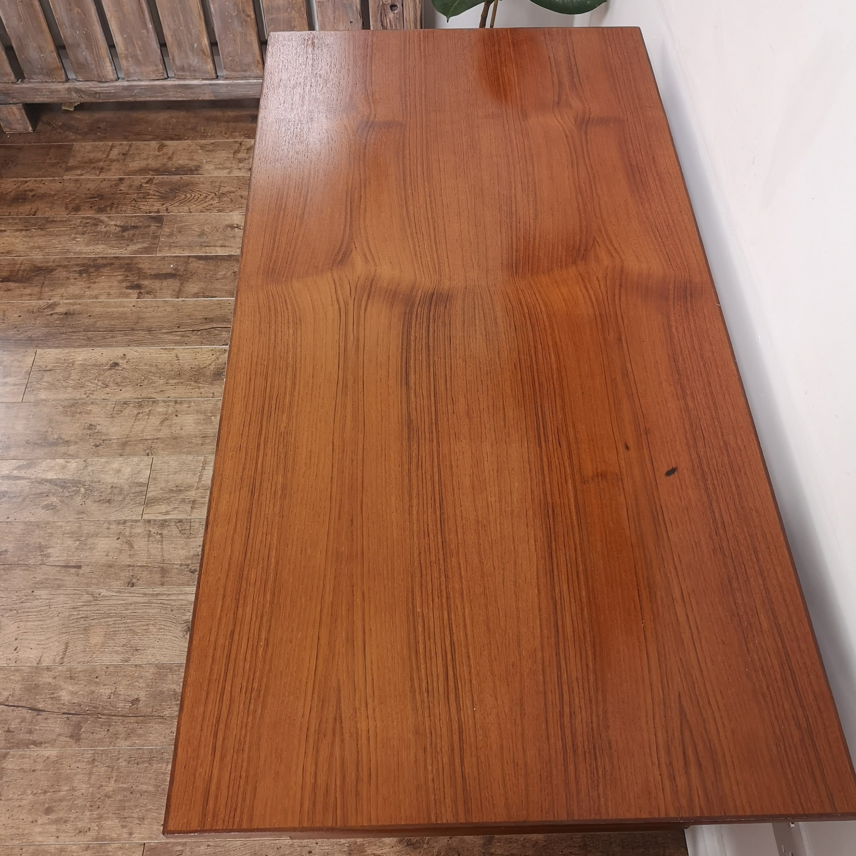 Mid Century Teak Crossbanded Desk