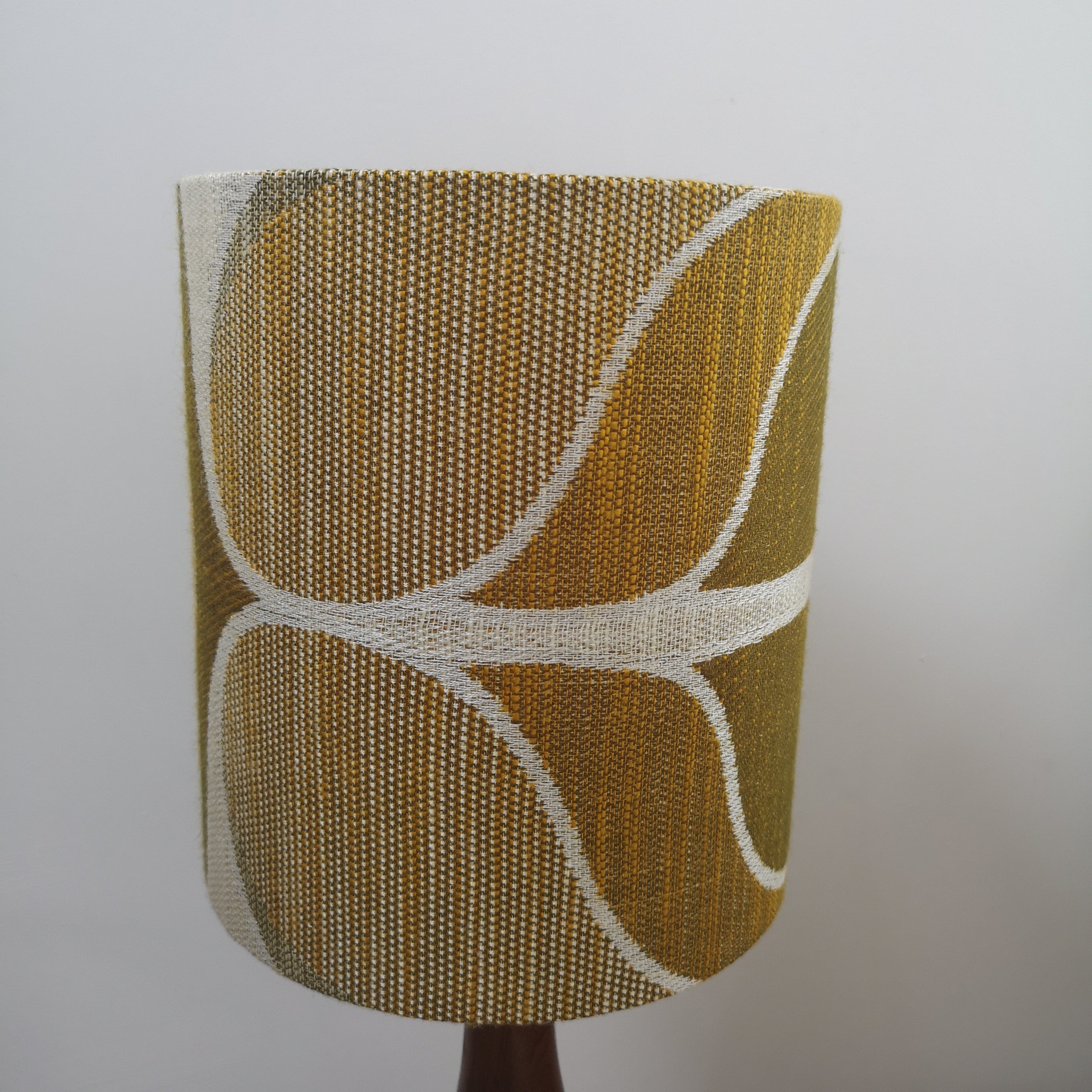 Mid Century Green Geometric Shade Lamp