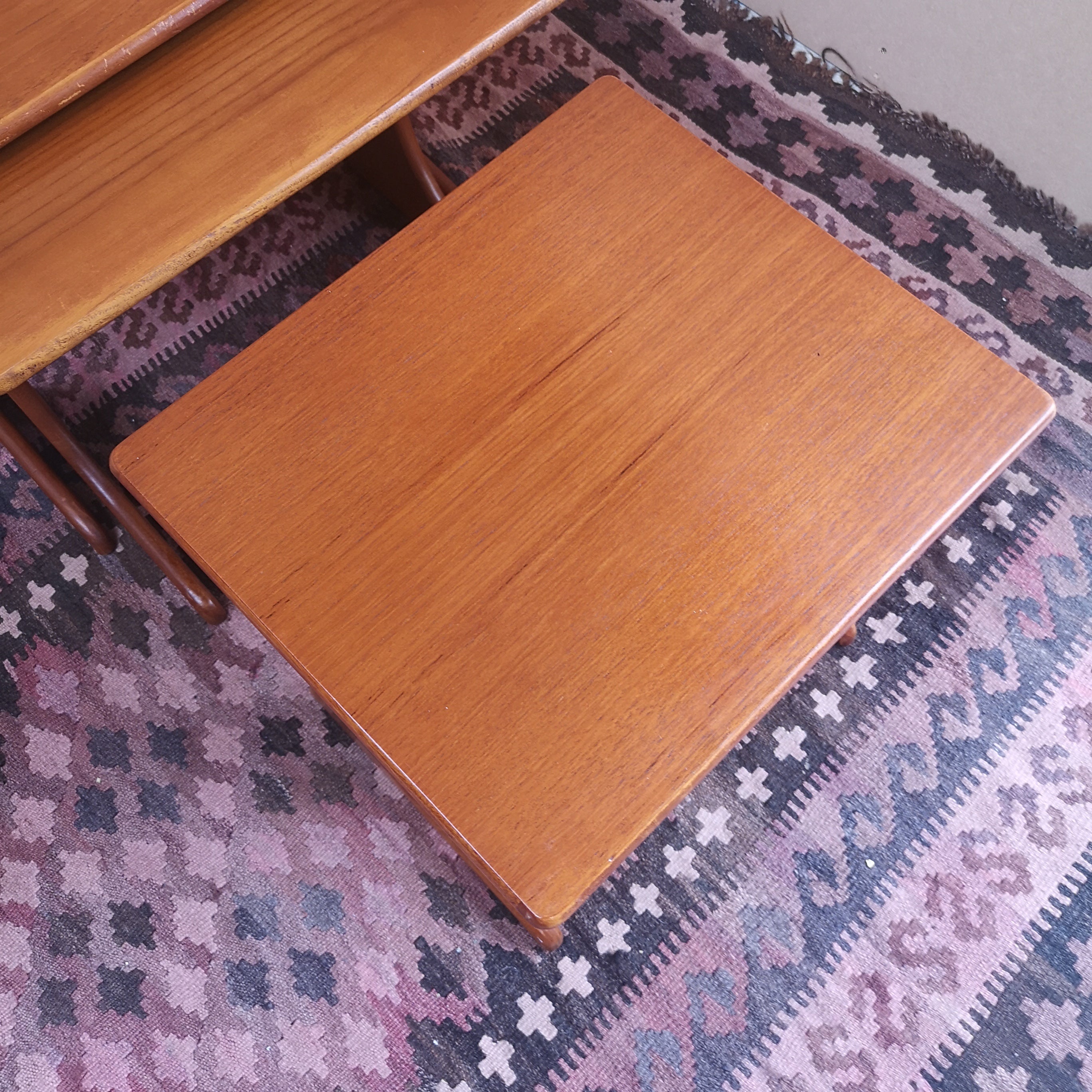 Teak Nest of Tables in the style of Gplan