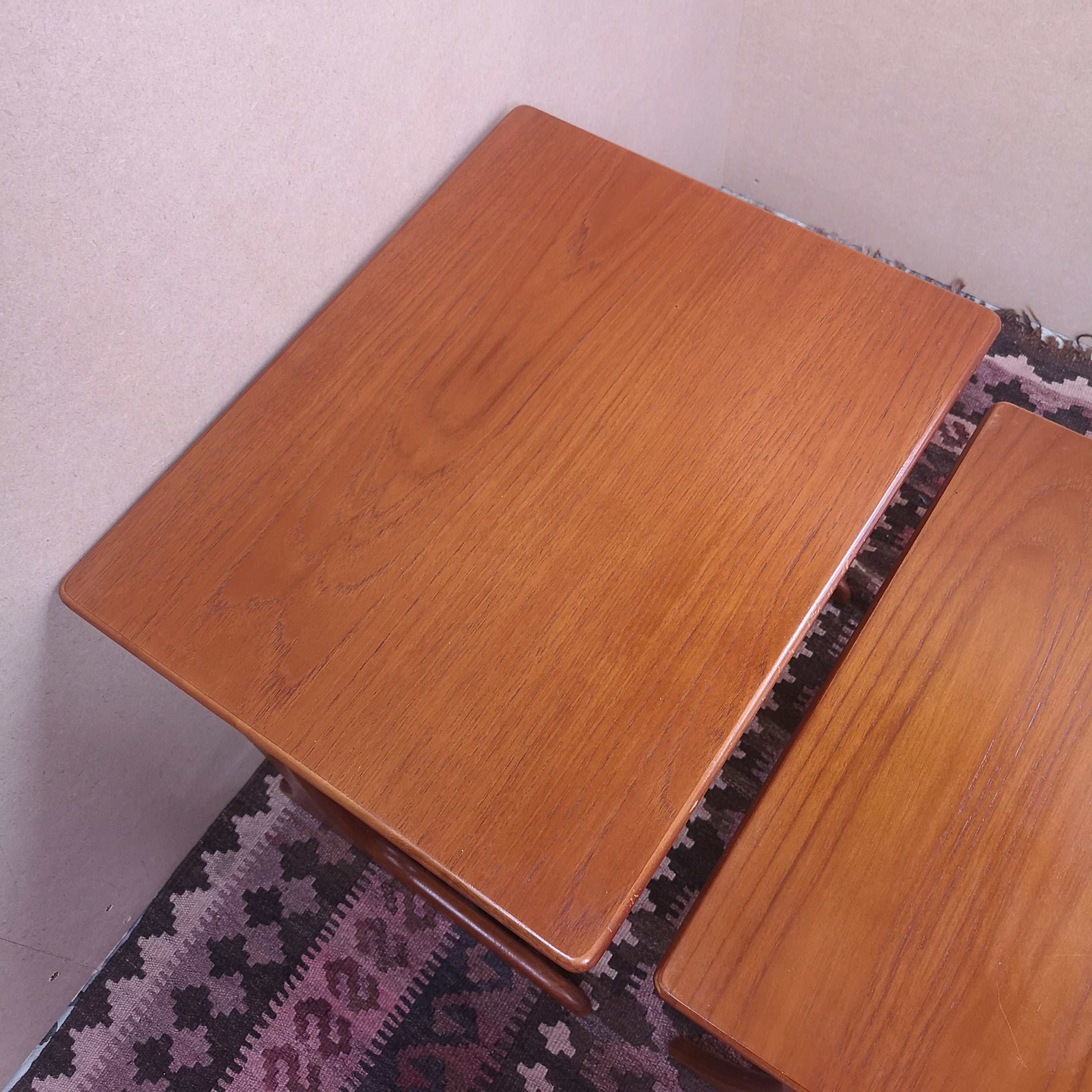Teak Nest of Tables in the style of Gplan