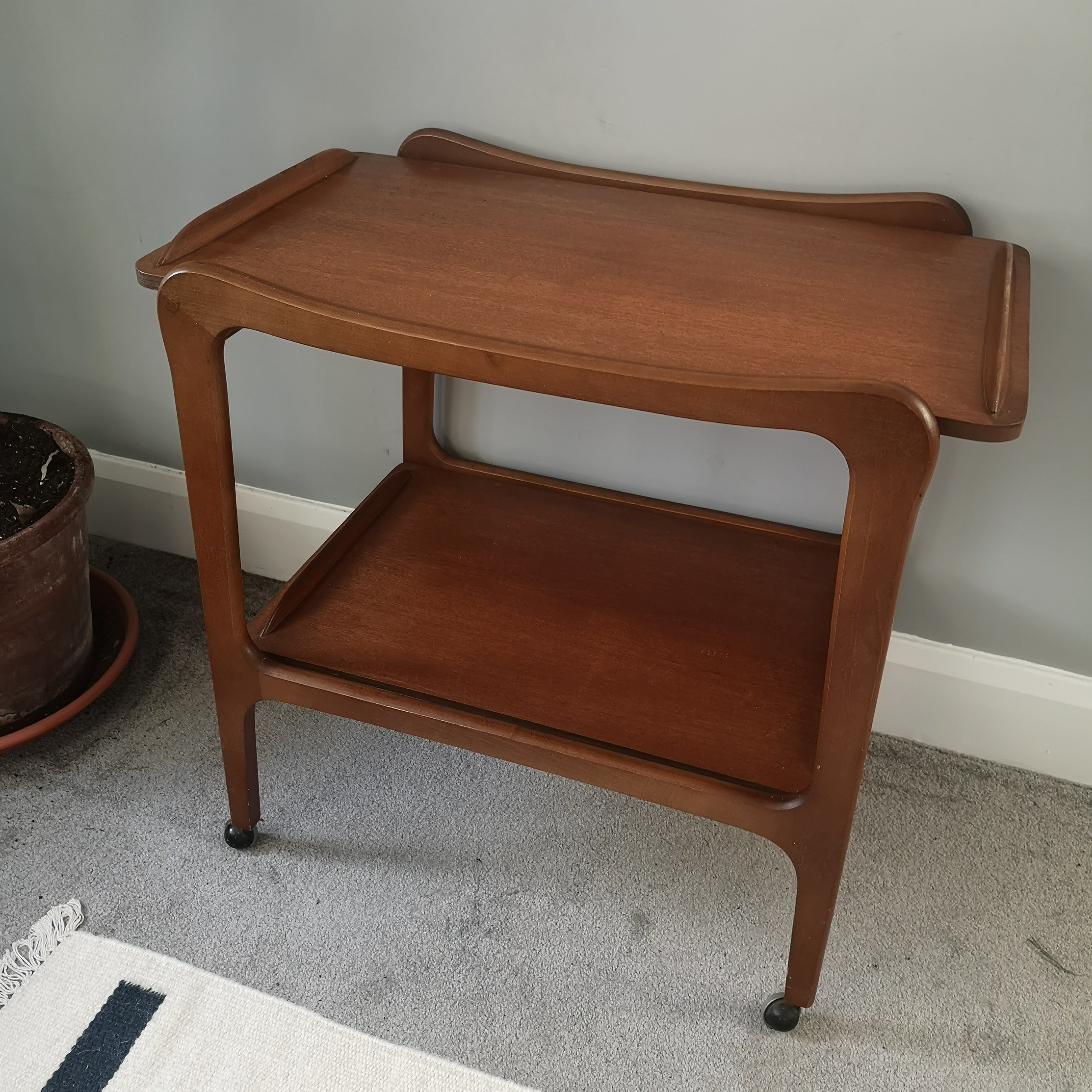 Danish Teak Drinks Trolley