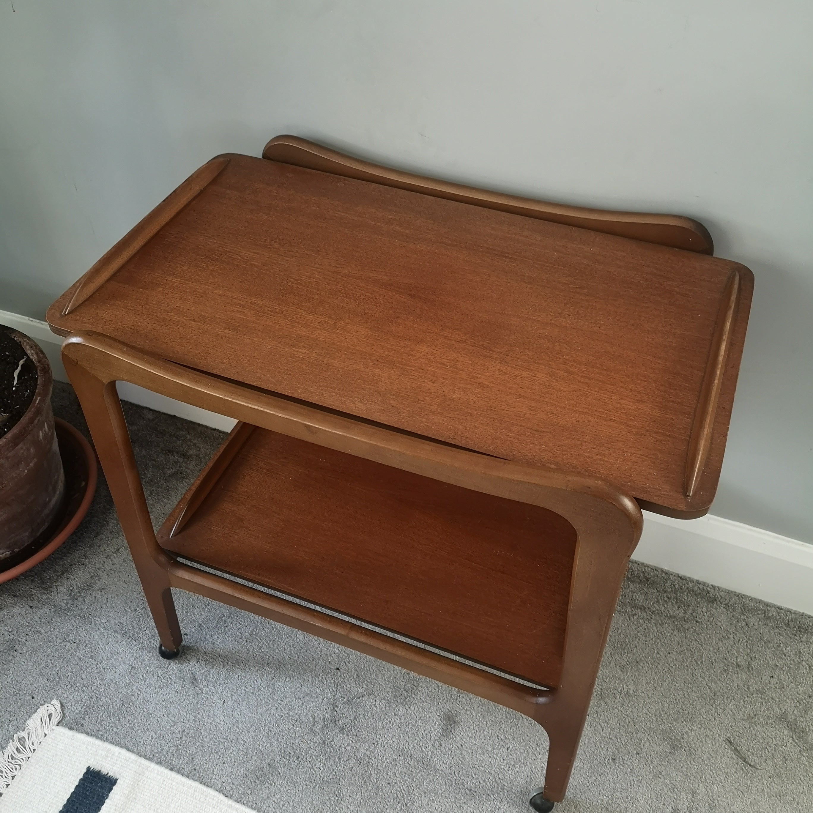 Danish Teak Drinks Trolley