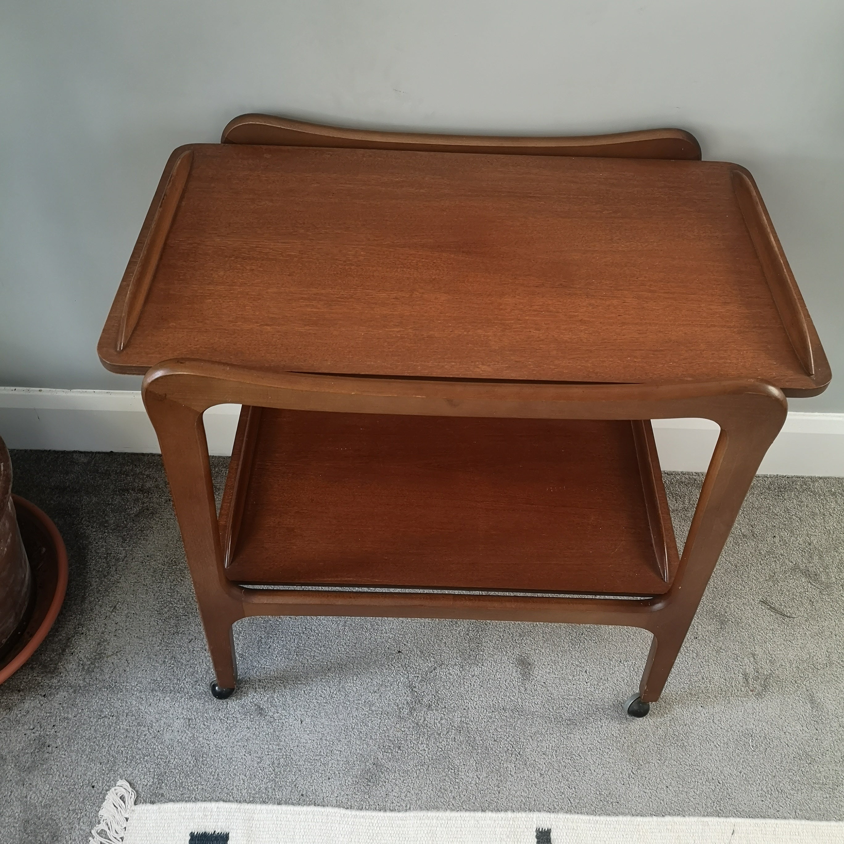 Danish Teak Drinks Trolley