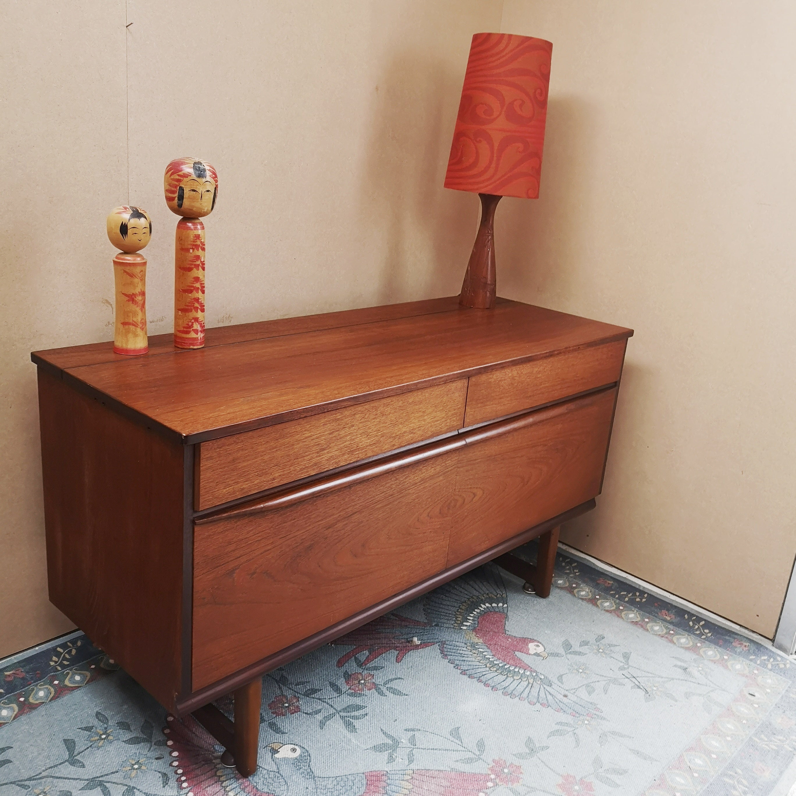 Teak Metamorphic Bar/Sideboard