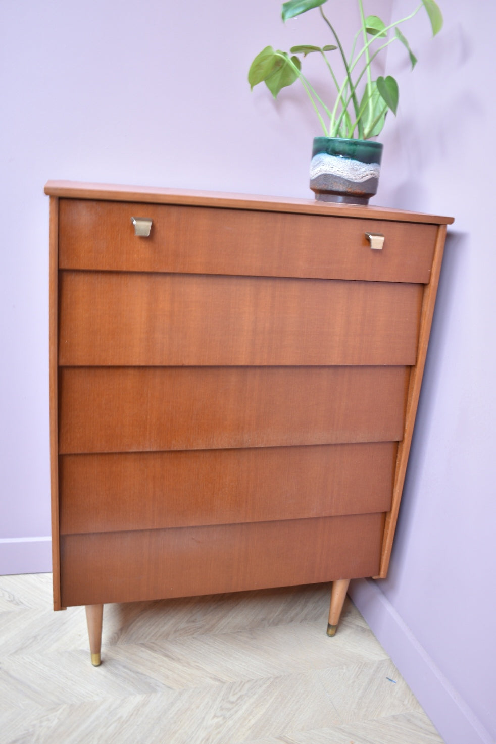 Avalon Teak & Brass Drawers