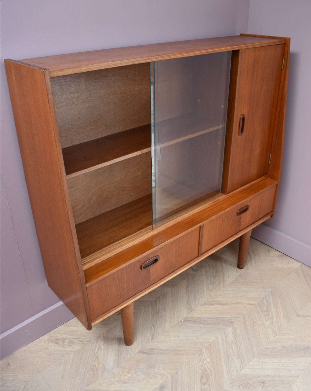 Teak Bookcase sideboard
