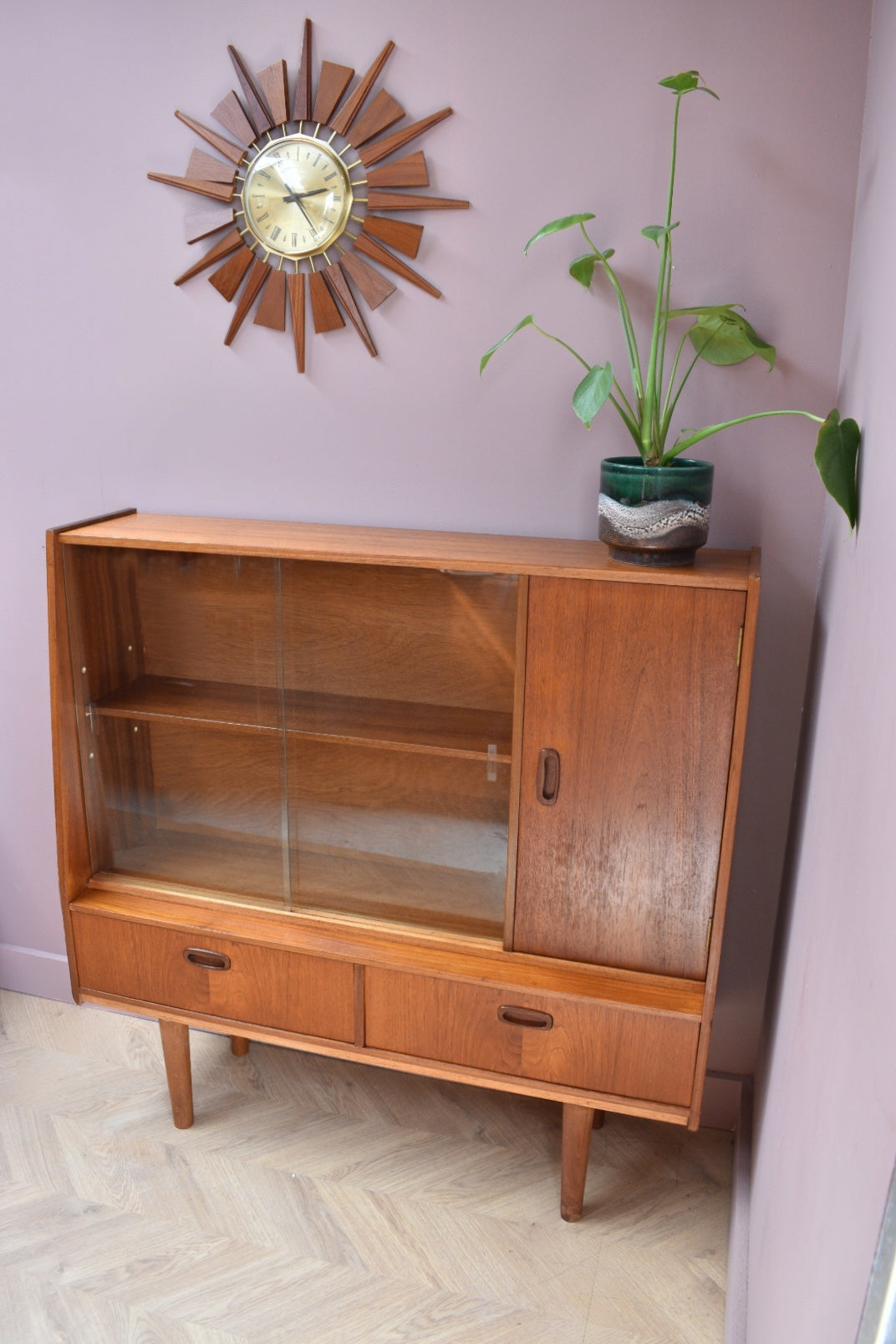 Teak Bookcase sideboard