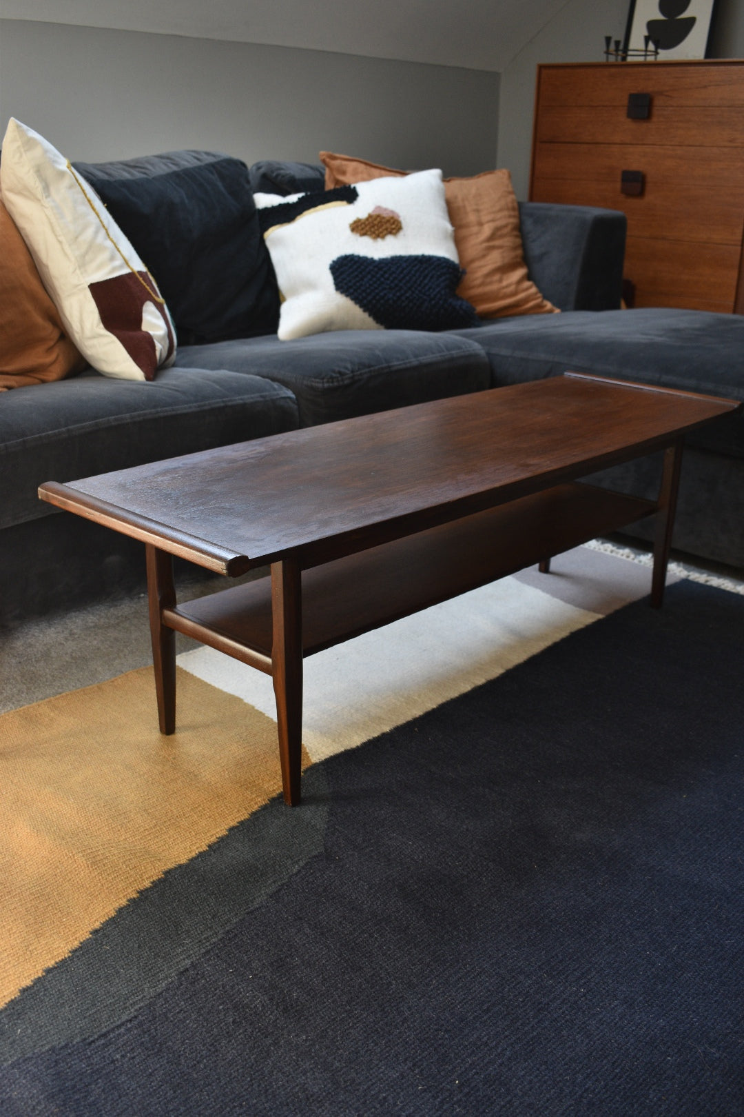 Teak coffee table